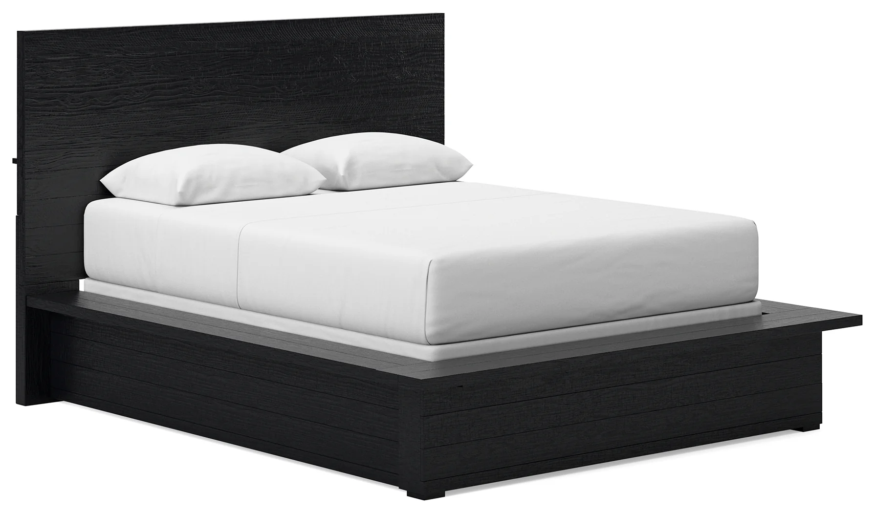 Londer Black Queen Panel Bed - Image 2