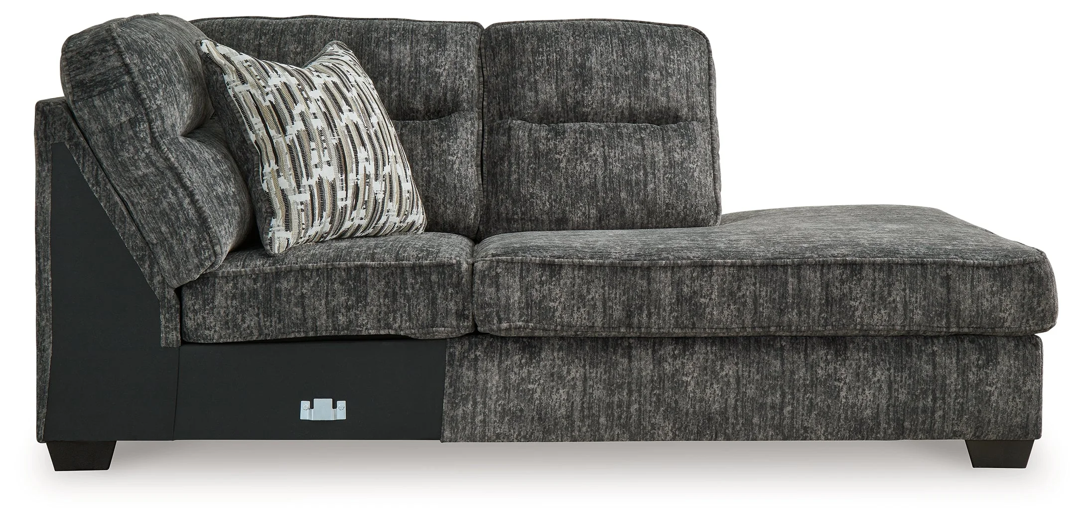 Lonoke Gunmetal 2-Piece Sectional & Oversized Chair & Ottoman (Online Special Price) - Image 2