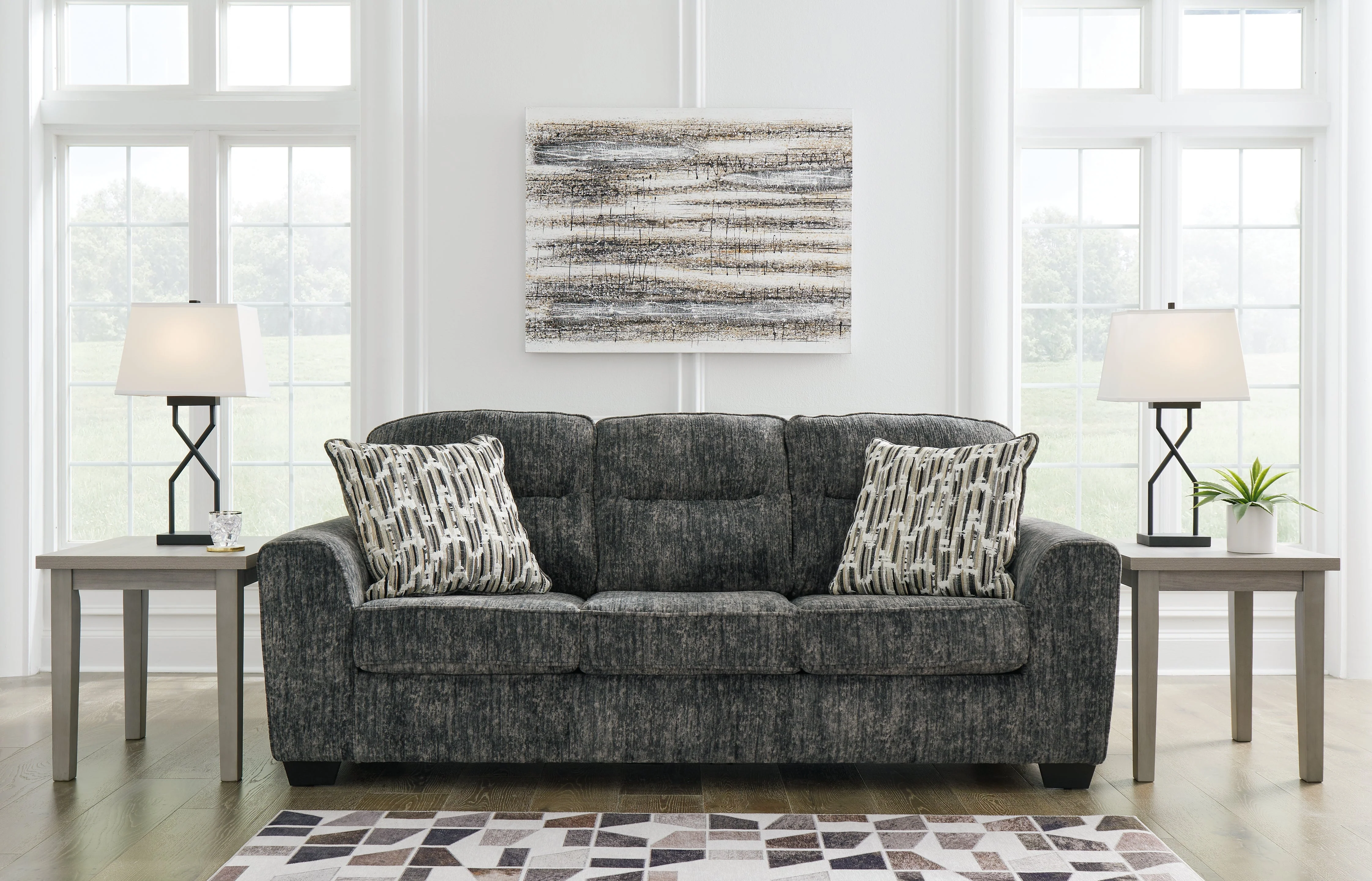 Lonoke Gunmetal Sofa and Oversized Chair (Online Special Price) - Image 11