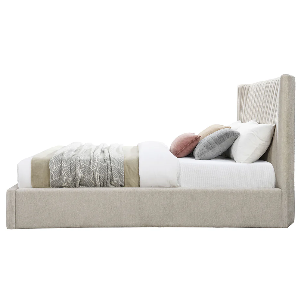 Loren Beige Queen Bed - Image 4