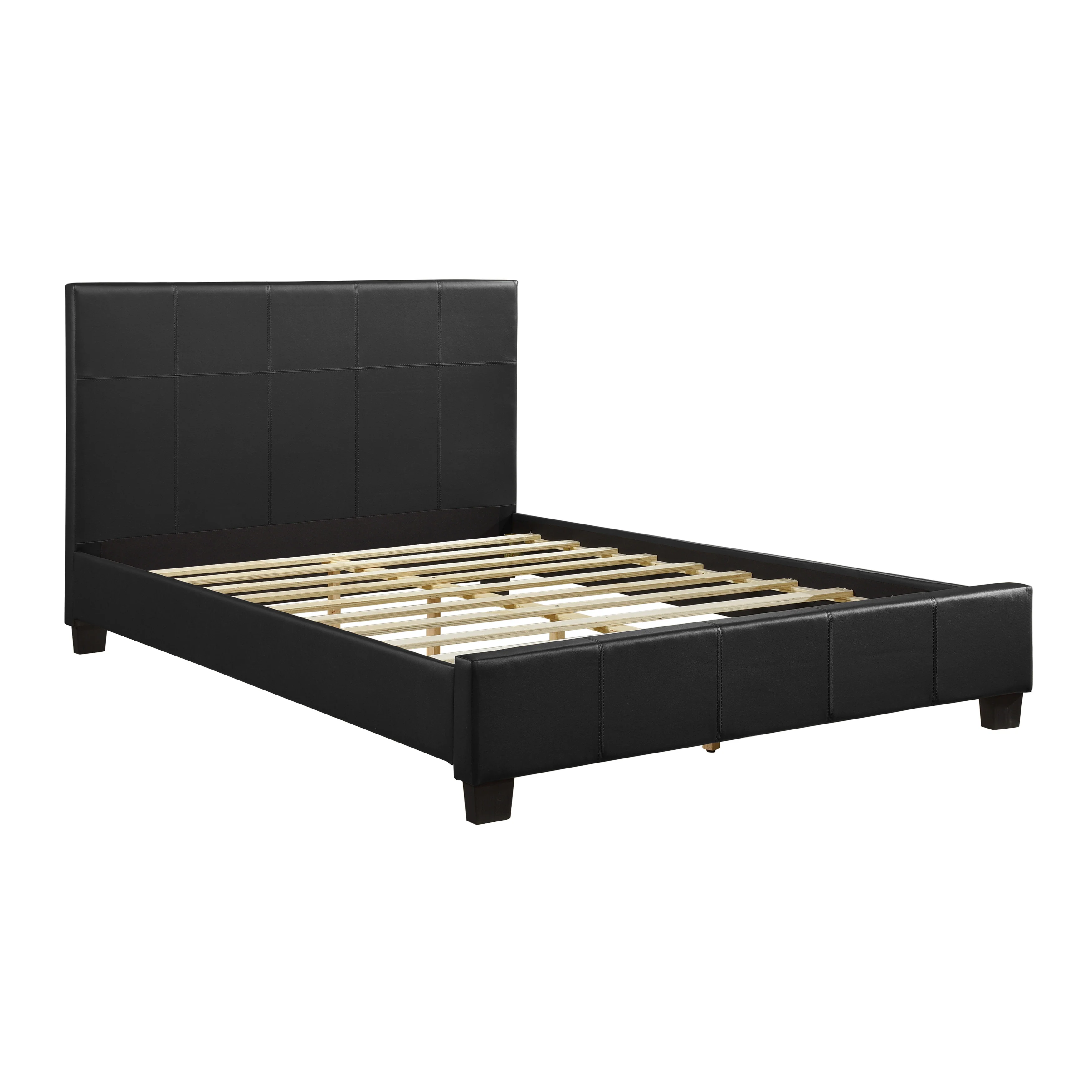 Lorenzi Black 5-Piece Queen Bedroom Set - Image 5