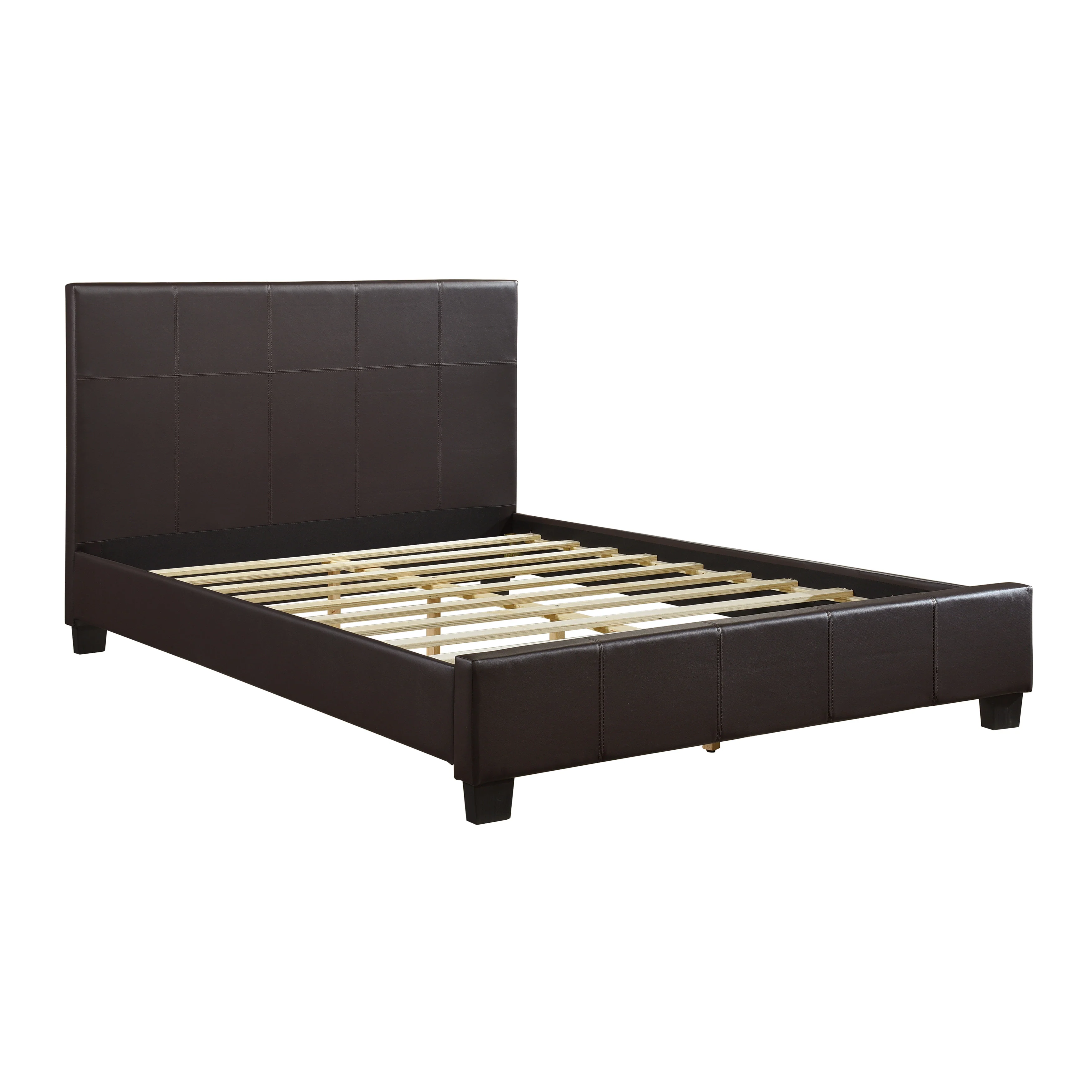 Lorenzi Dark Brown 5-Piece Queen Bedroom Set - Image 5
