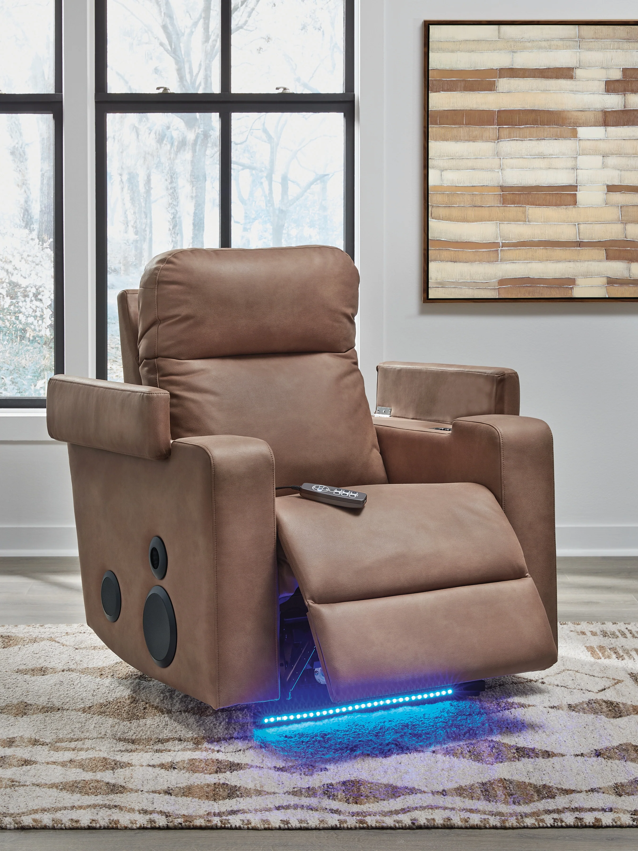 Lorrenton Caramel Glider PWR REC w/Audio System - Image 10