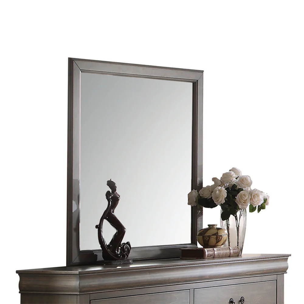 Louis Philippe Antique Gray Mirror - Image 4