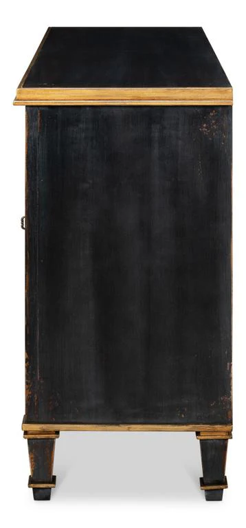 Louis Xvi Black Buffet - Image 4