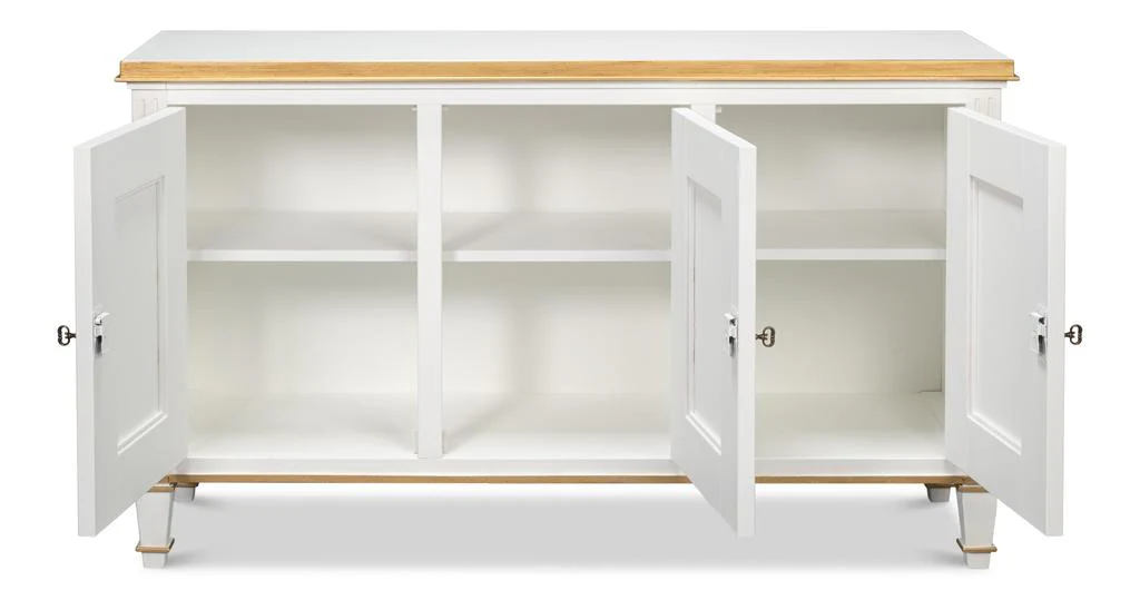 Louis Xvi White Buffet - Image 2