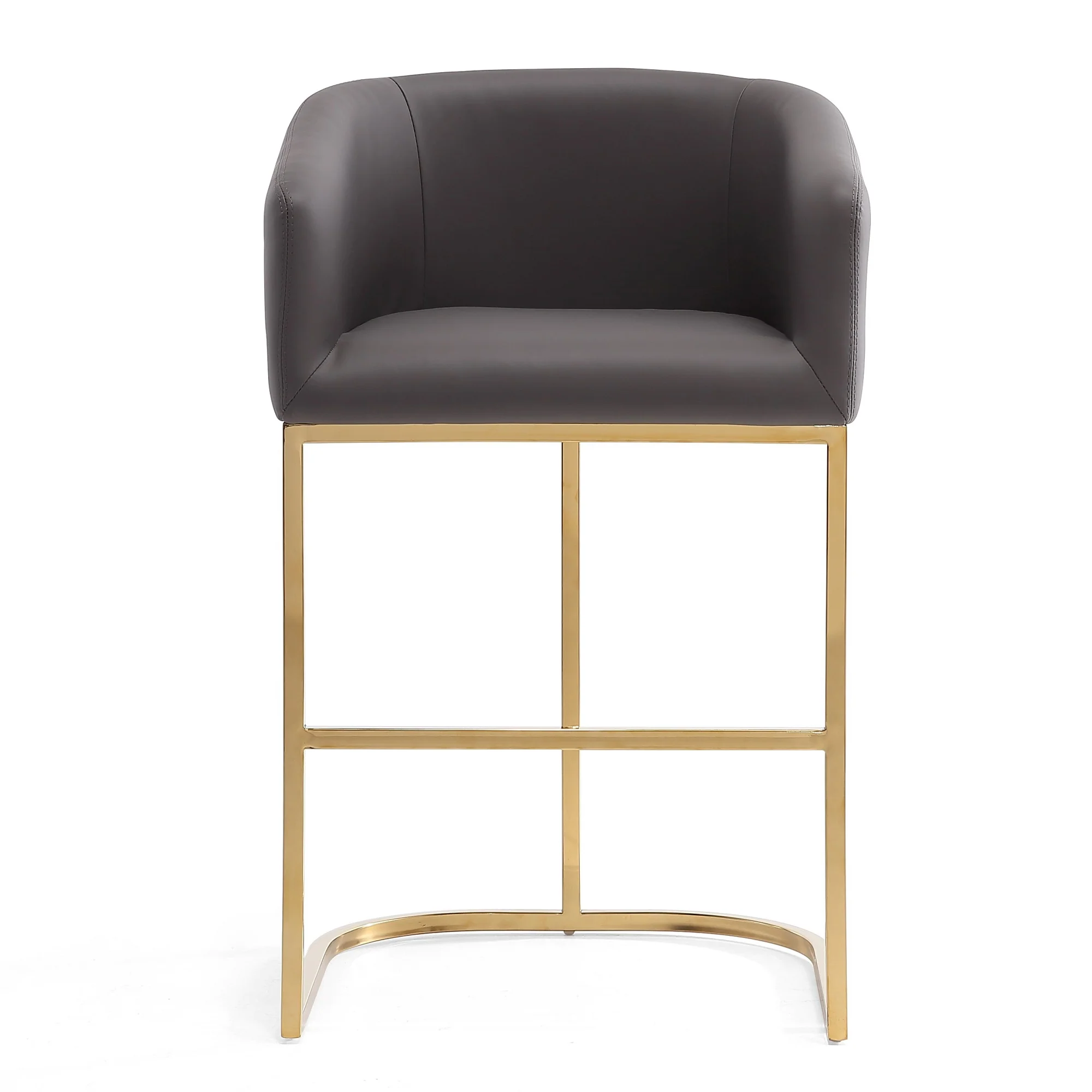 Louvre Barstool in Grey and Black - Image 4