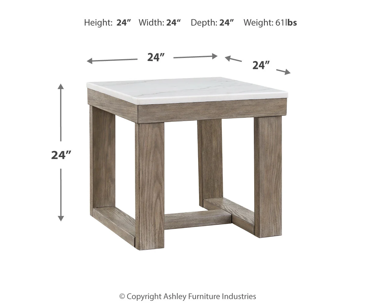 Loyaska Brown/Ivory Coffee Table, End and Sofa Table - Image 15