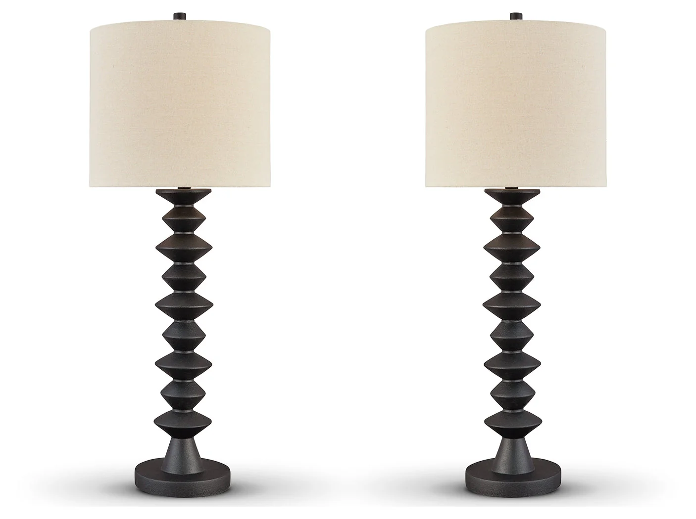 Luanndon Black 2-Piece Lamp Set (Online Special Price) - Image 2