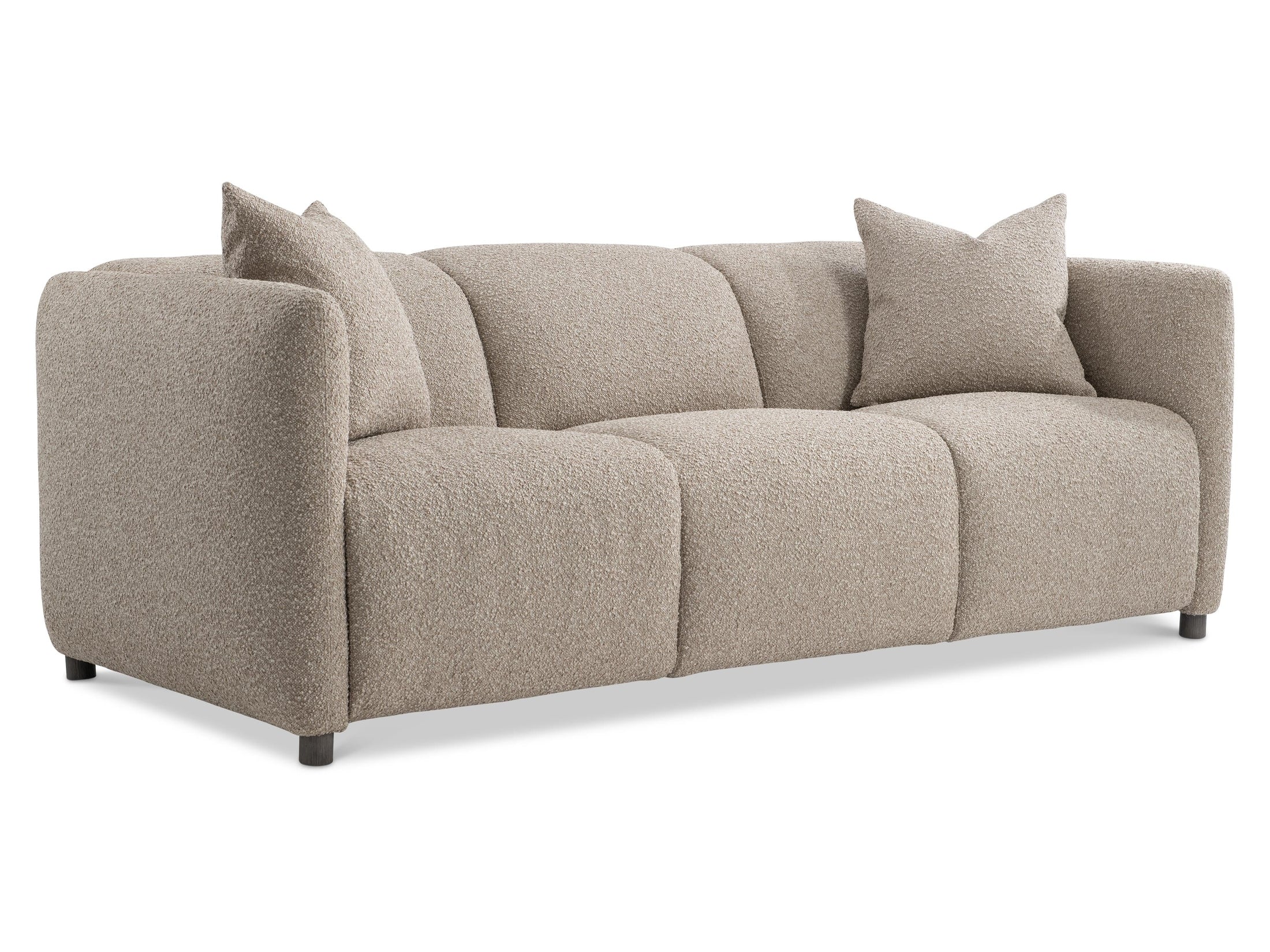 Luc Brown Fabric Power Motion Sofa