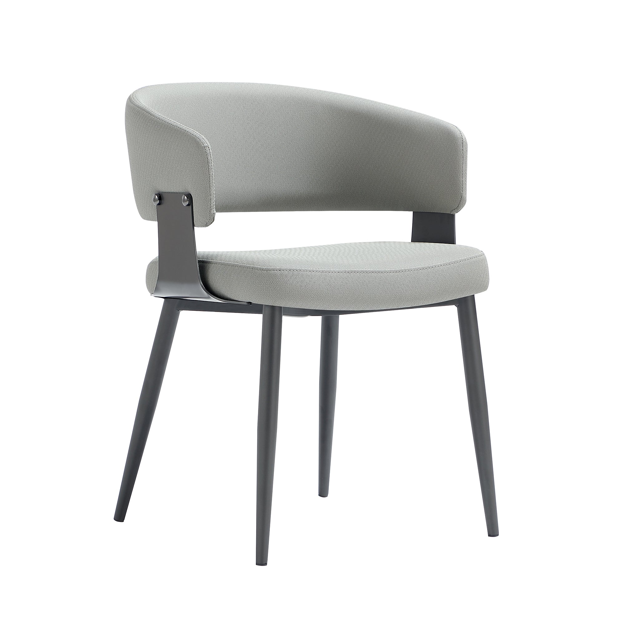 Luce Dining Chair in Stone Grey (set of 2) - Image 6