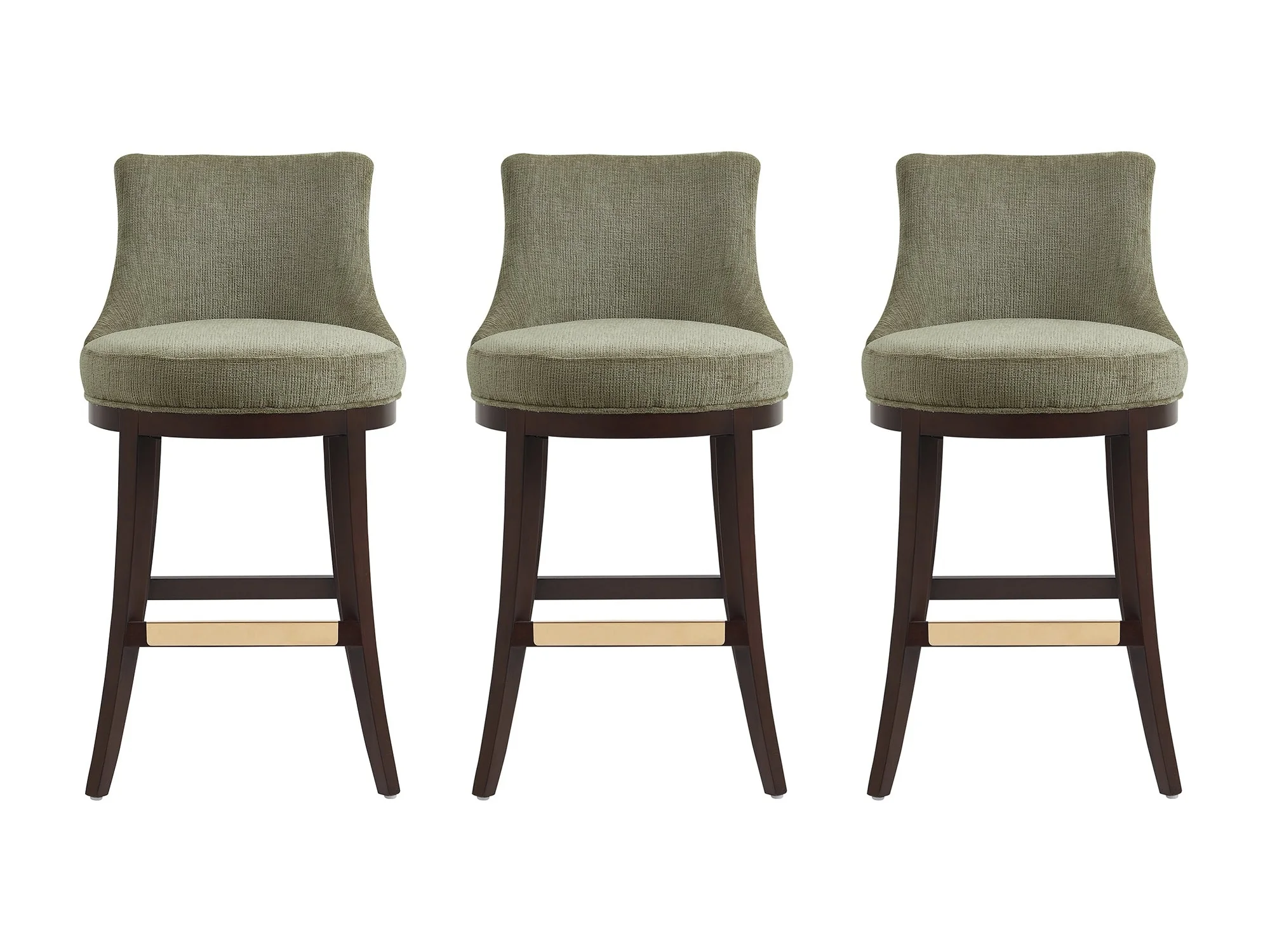Lucia Barstool in Leaf Green (set of 3)