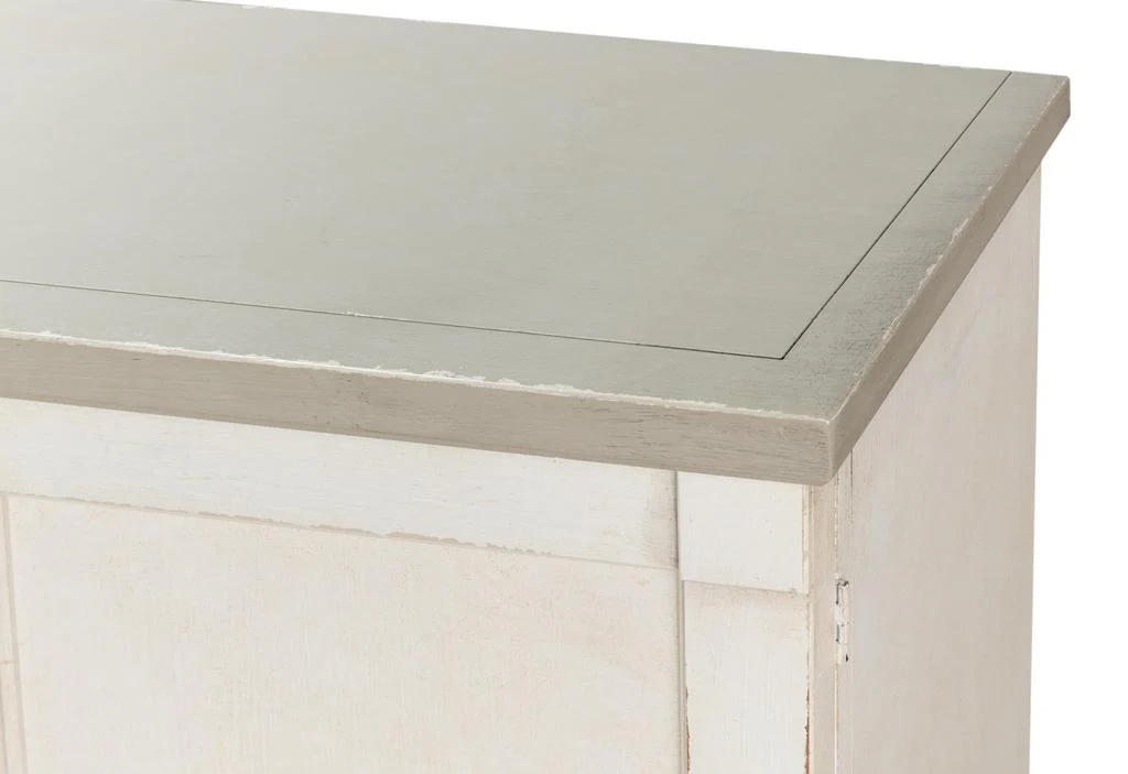 Luciana Beige 6 Wood Doors Buffet - Image 7