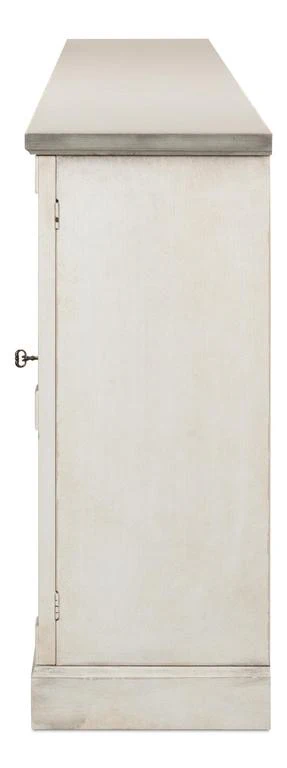 Luciana White Wood Doors Buffet - Image 6