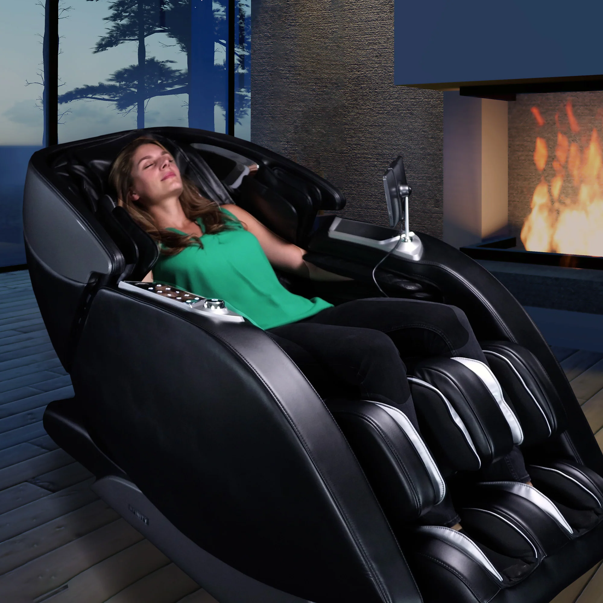 Infinity Luminary Syner-D Black Massage Chair - Image 8
