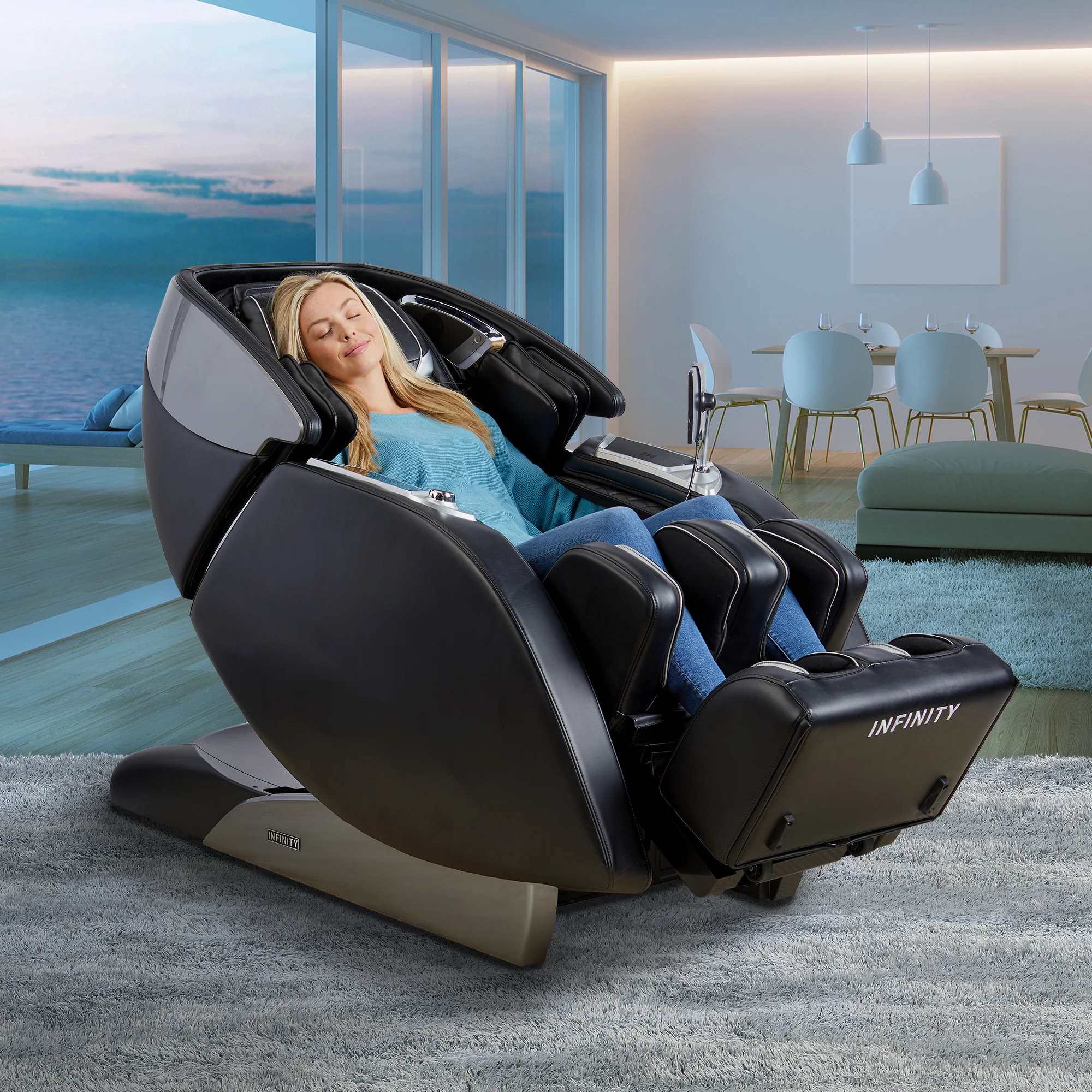 Infinity Luminary Syner-D Black Massage Chair - Image 9