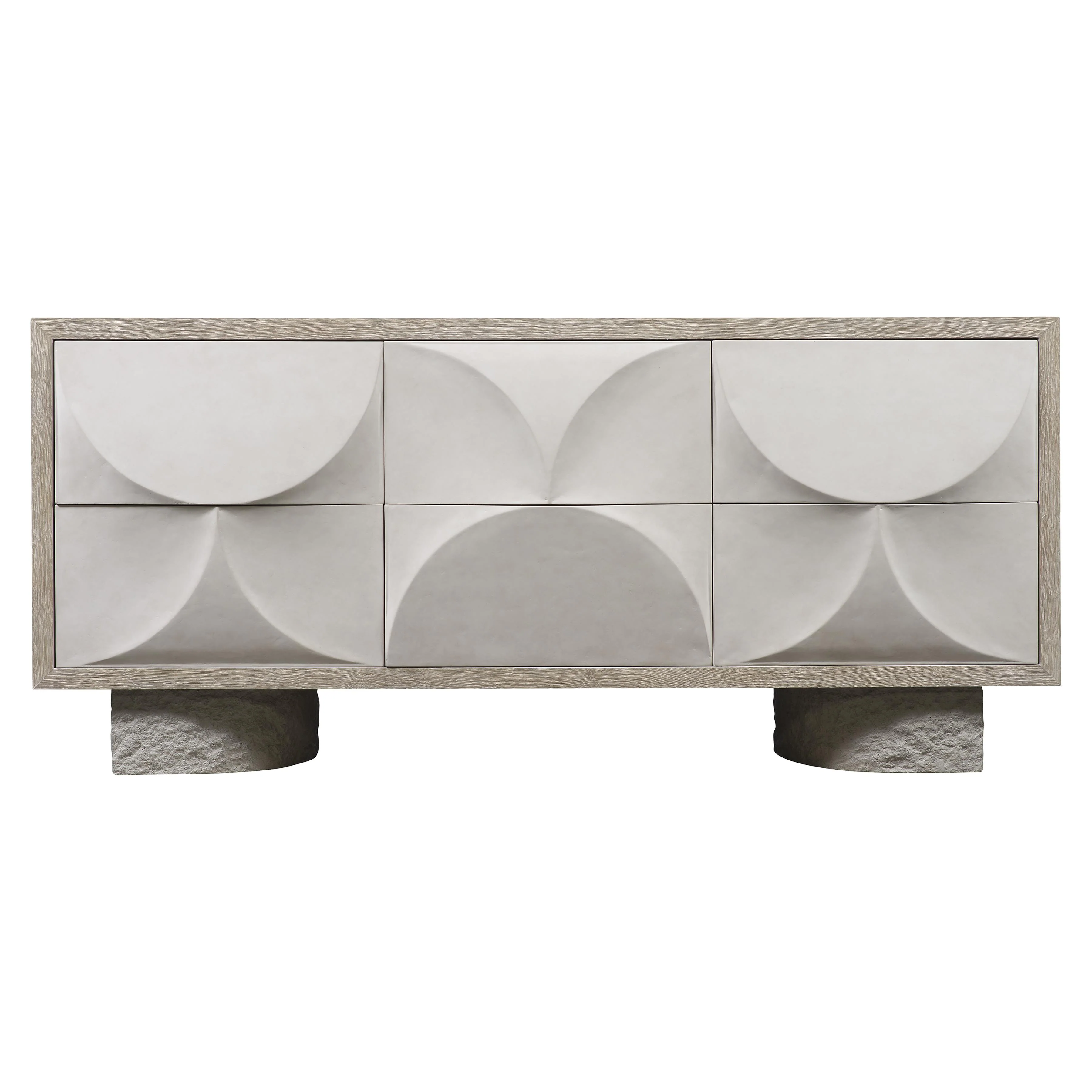 Lunula Sand Grey/Vellum/Flaxen Dresser - Image 4