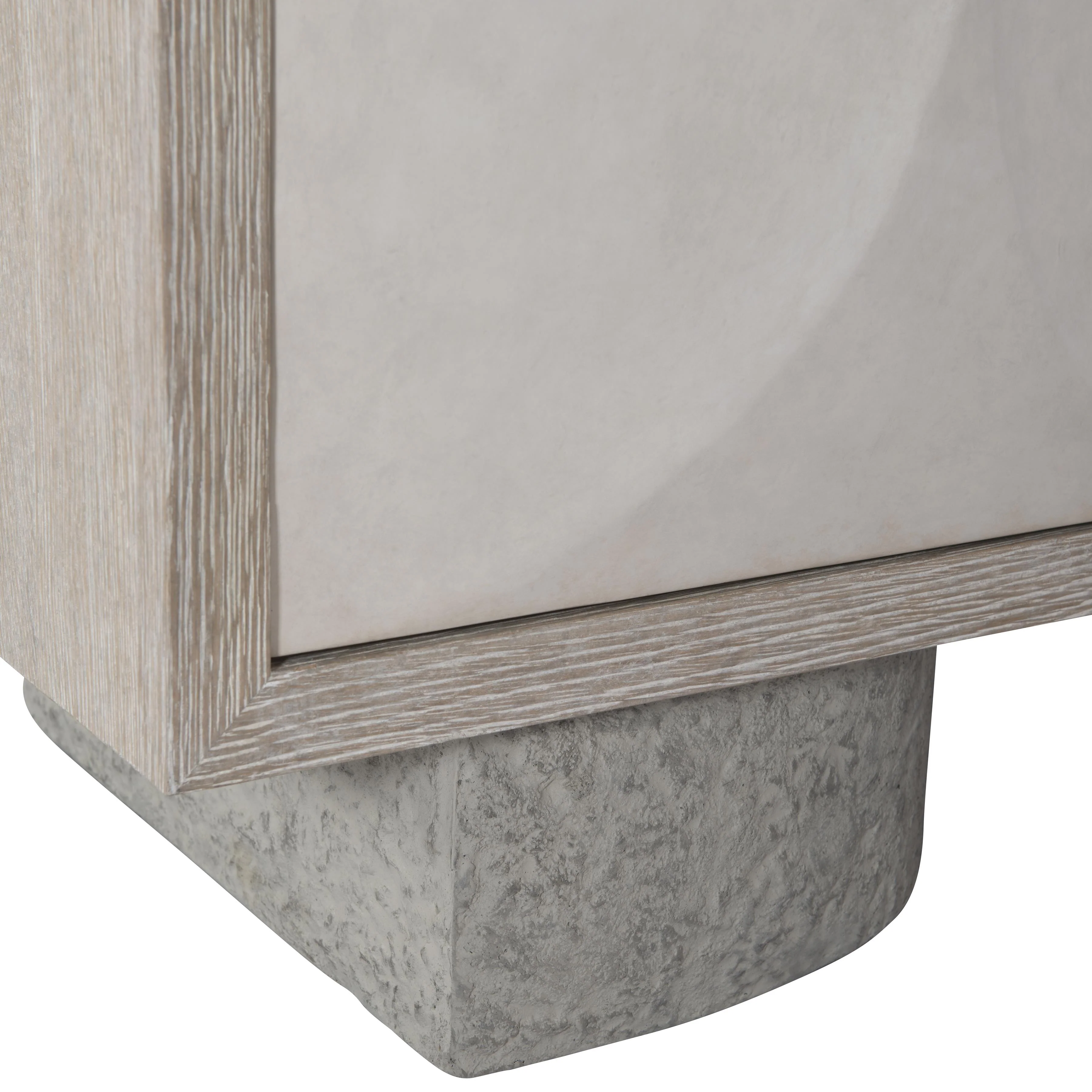 Lunula Sand Grey/Vellum/Flaxen Entertainment Credenza - Image 8