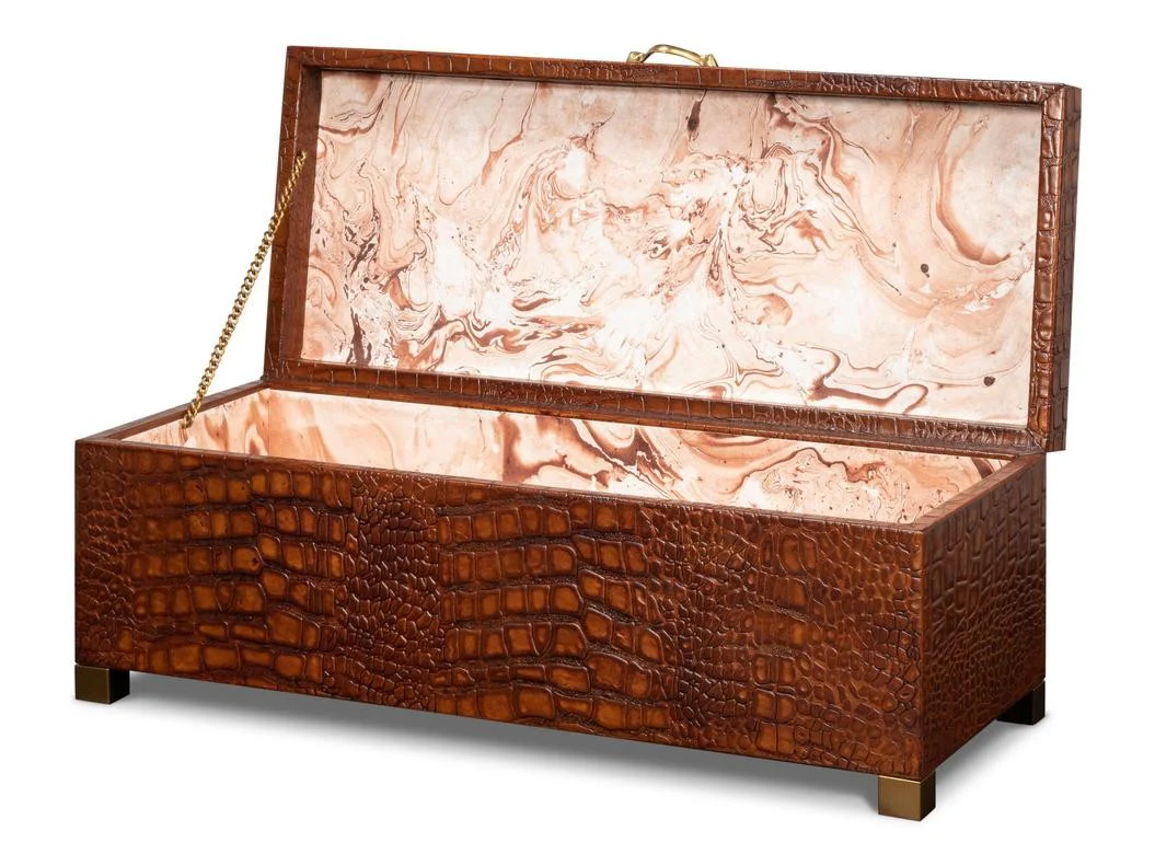 Lyle Brown Leather Box