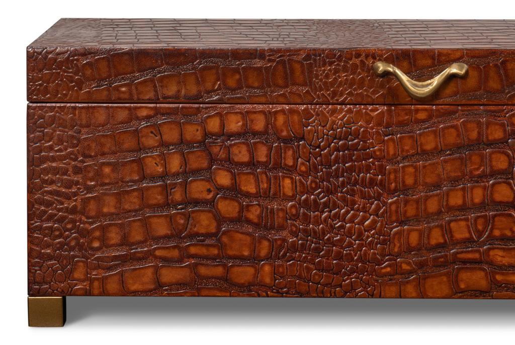 Lyle Brown Leather Box - Image 10