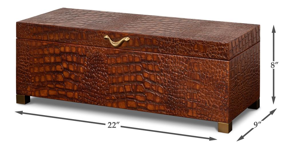 Lyle Brown Leather Box - Image 12