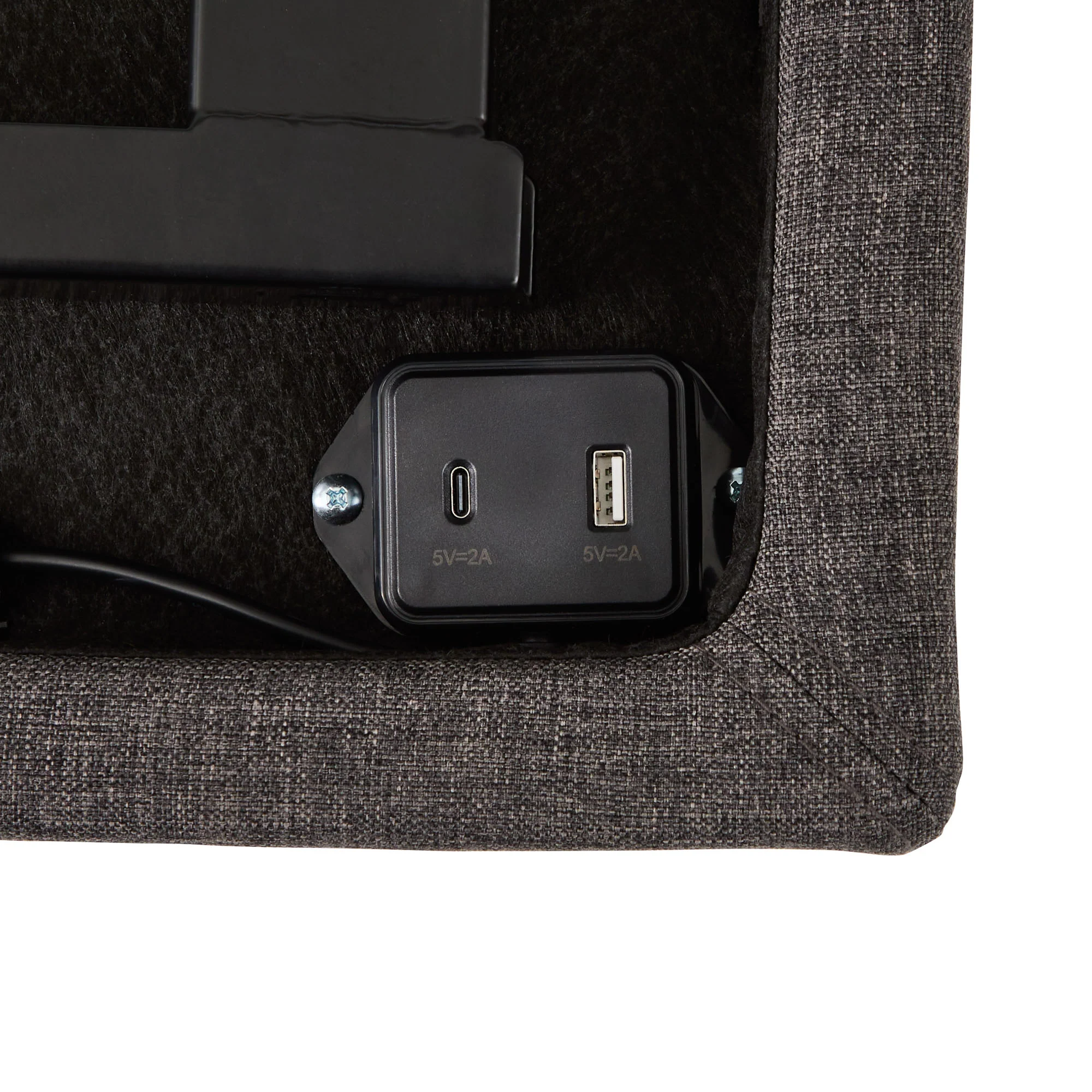 M455  Charcoal Full Adjustable Bed Base - Image 6