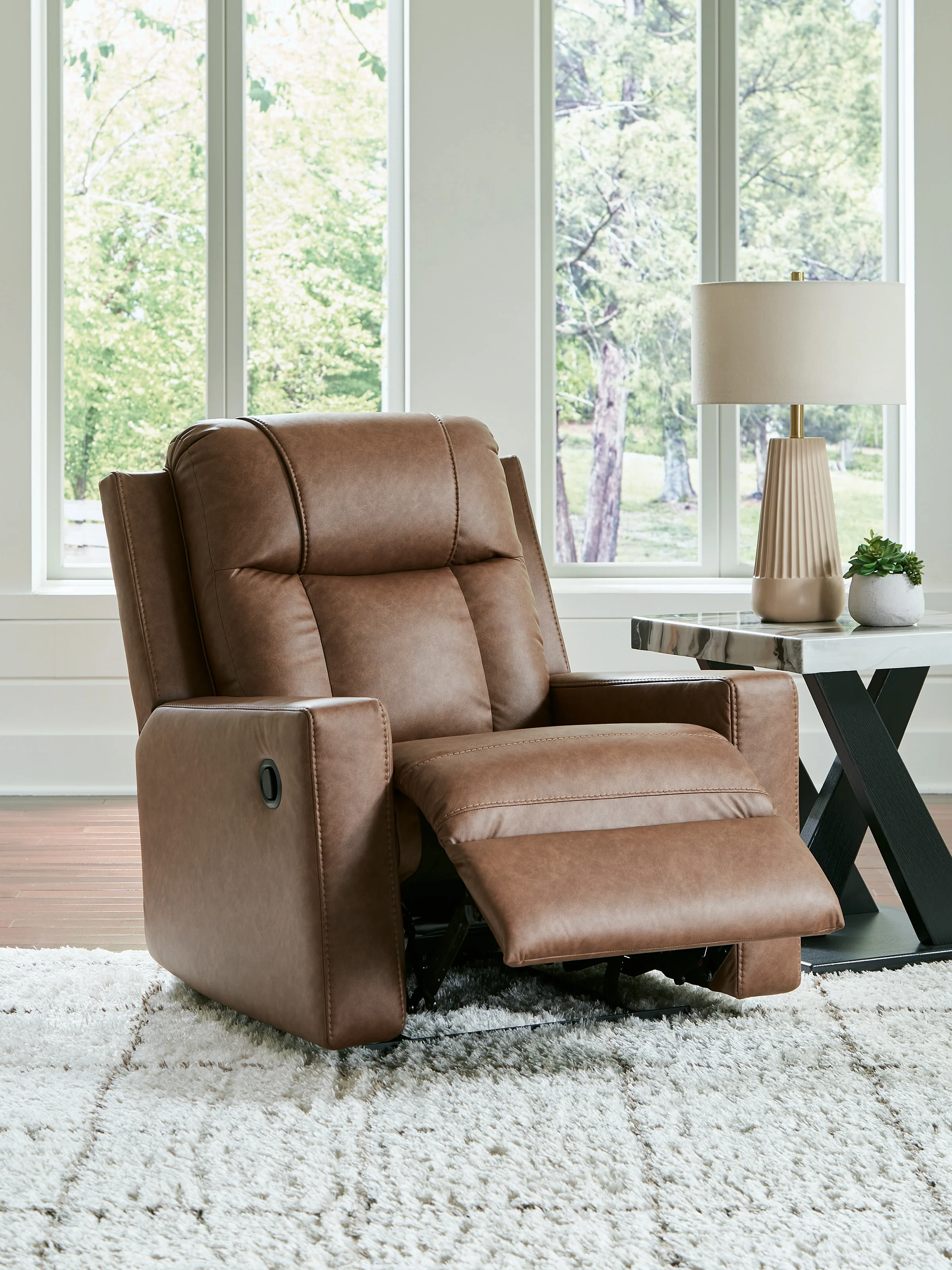 Mackmenville Caramel Recliner (Online Special Price) - Image 6
