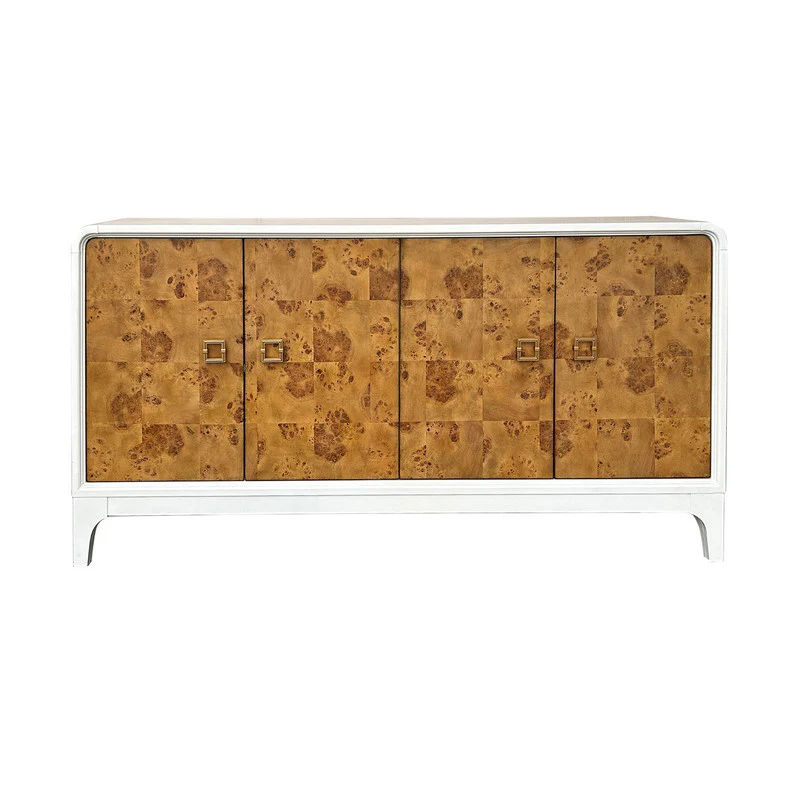 Maddox White/Brown Four-Door Sideboard - Image 2