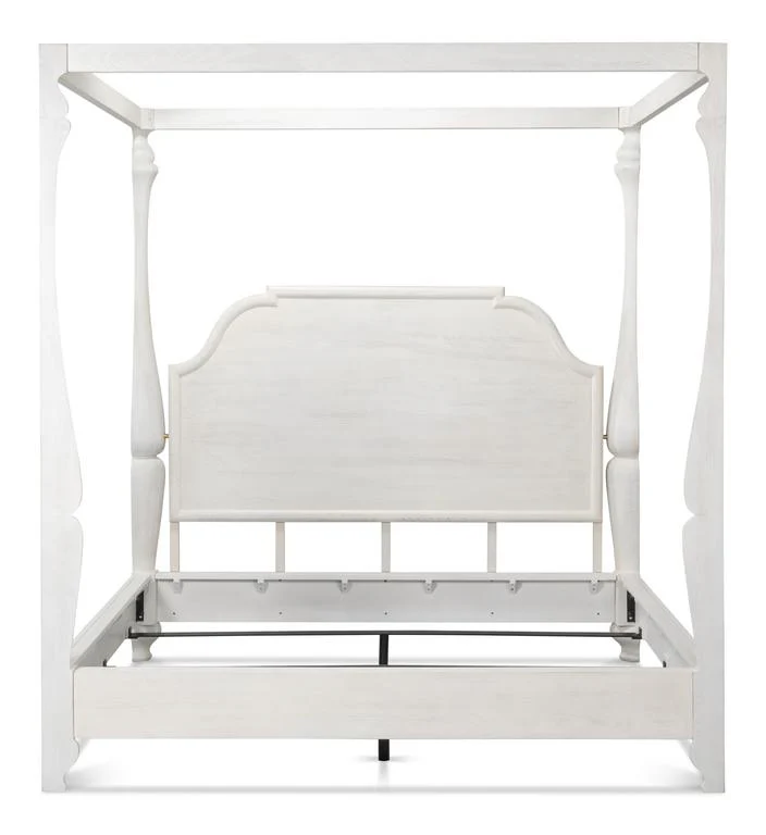 Madeline White Bungalow Bed King - Image 5