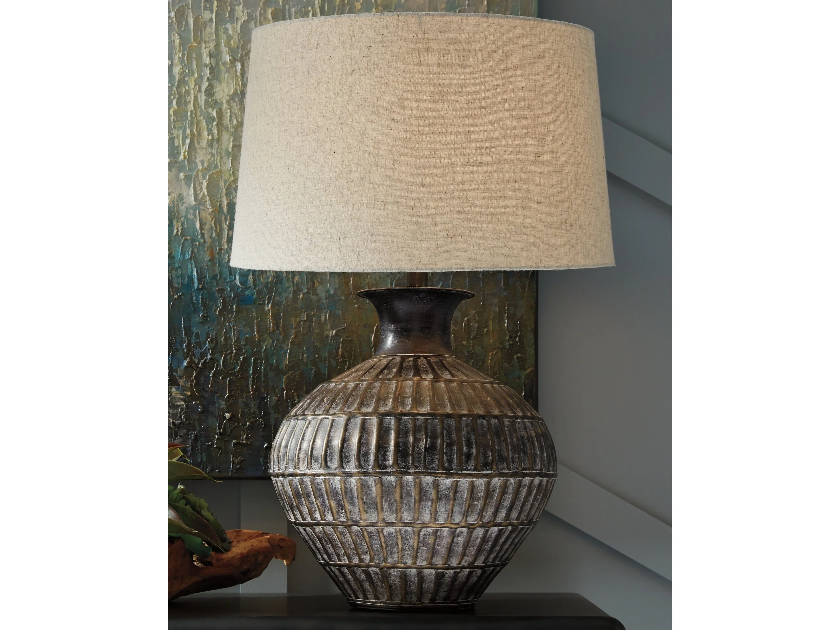 Magan Antique Bronze Table Lamp (Set of 2) (Online Special Price)