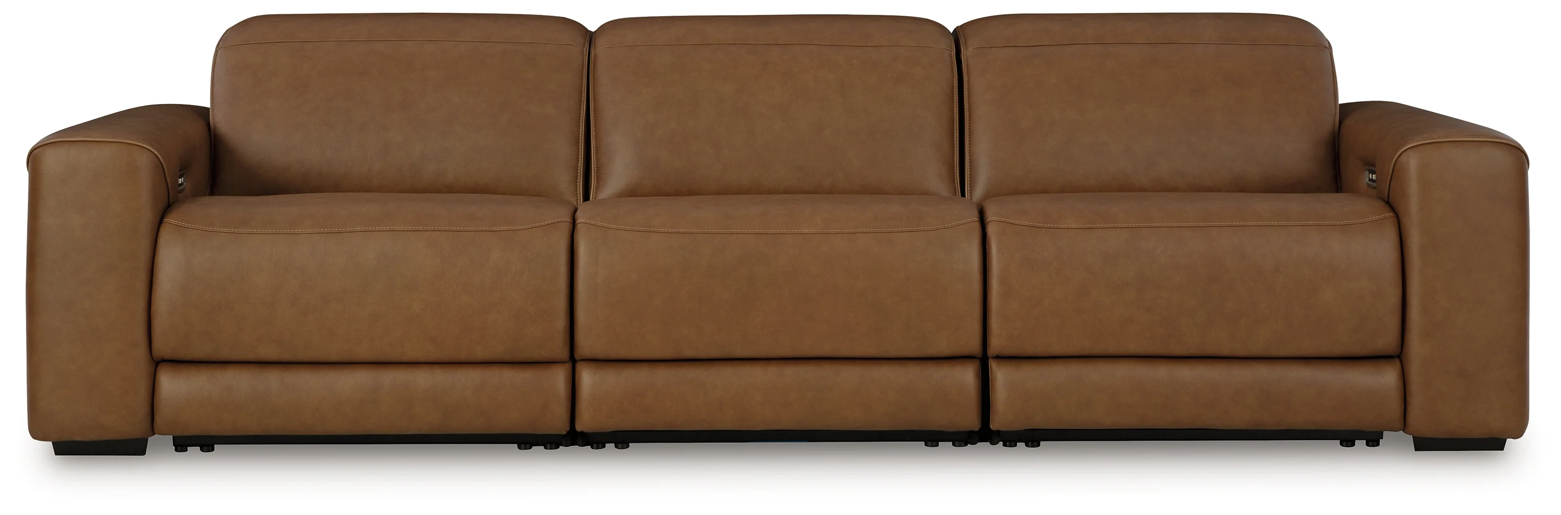 Magic Man Caramel 3-Piece Power Reclining Sectional Sofa (Online Special Price) - Image 2