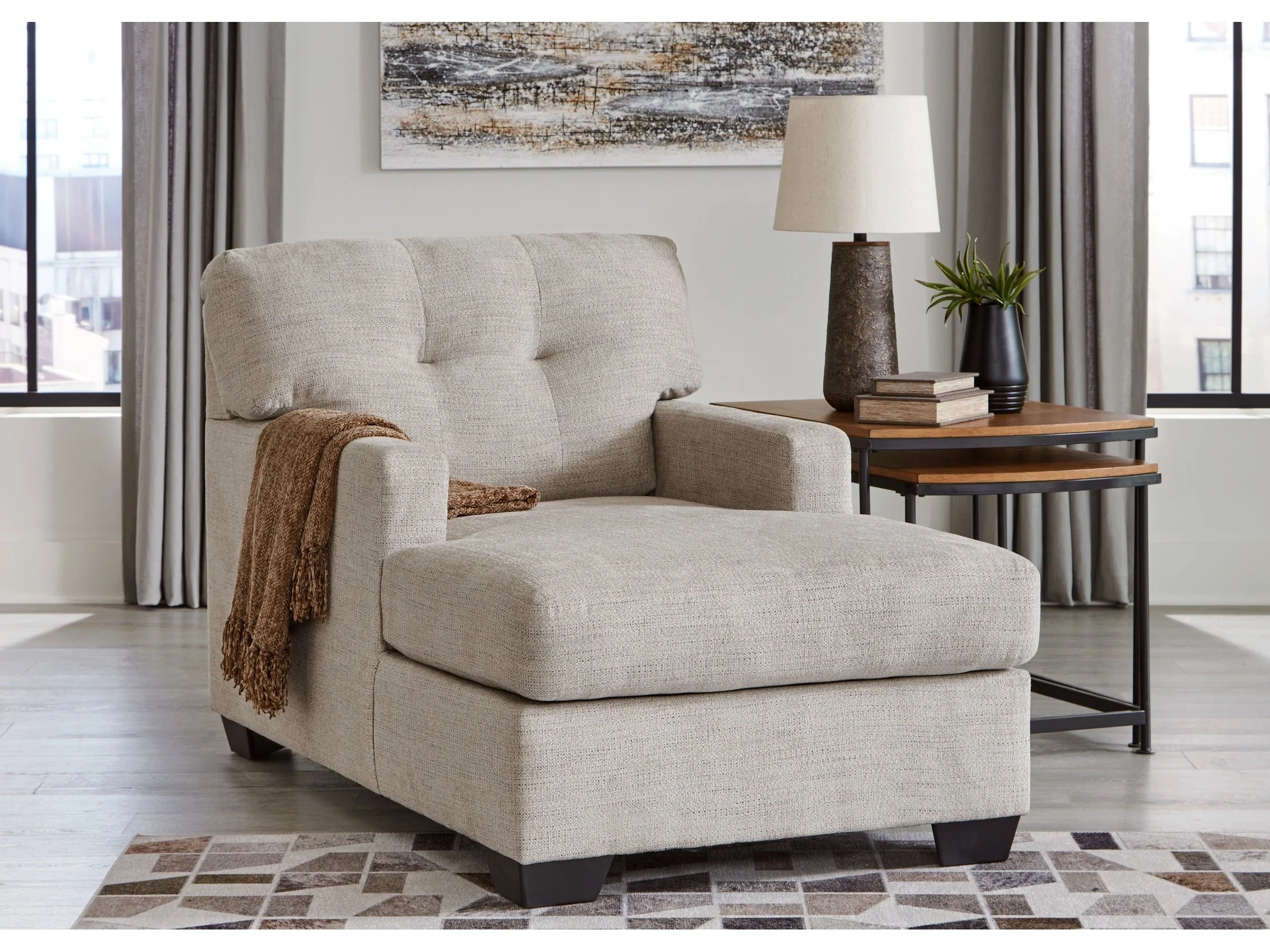 Mahoney Pebble Chaise (Online Special Price)