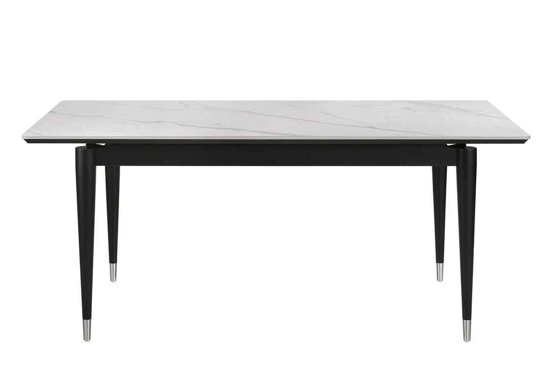 Maidstone Black/White Dining Table - Image 5