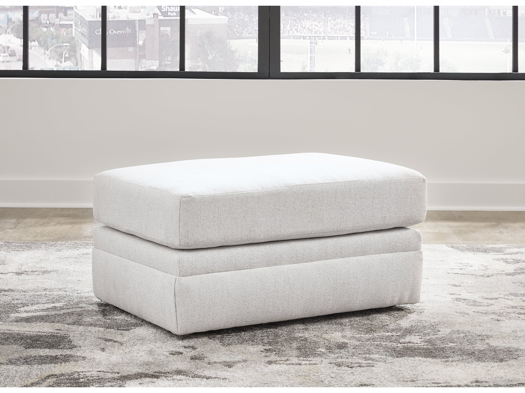 Maitelynn Chalk Ottoman (Online Special Price)