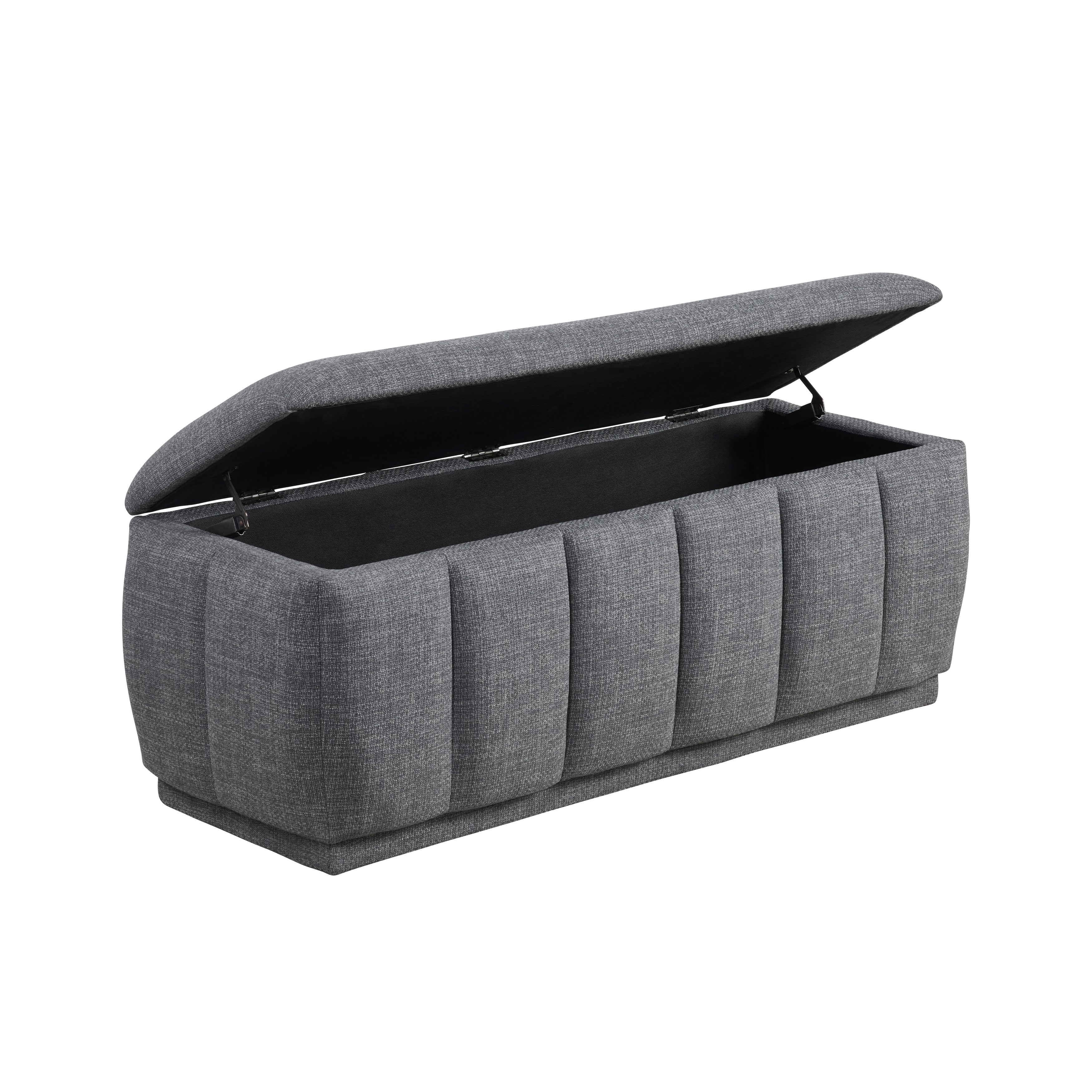 Maize Gray Storage Bench - Image 5