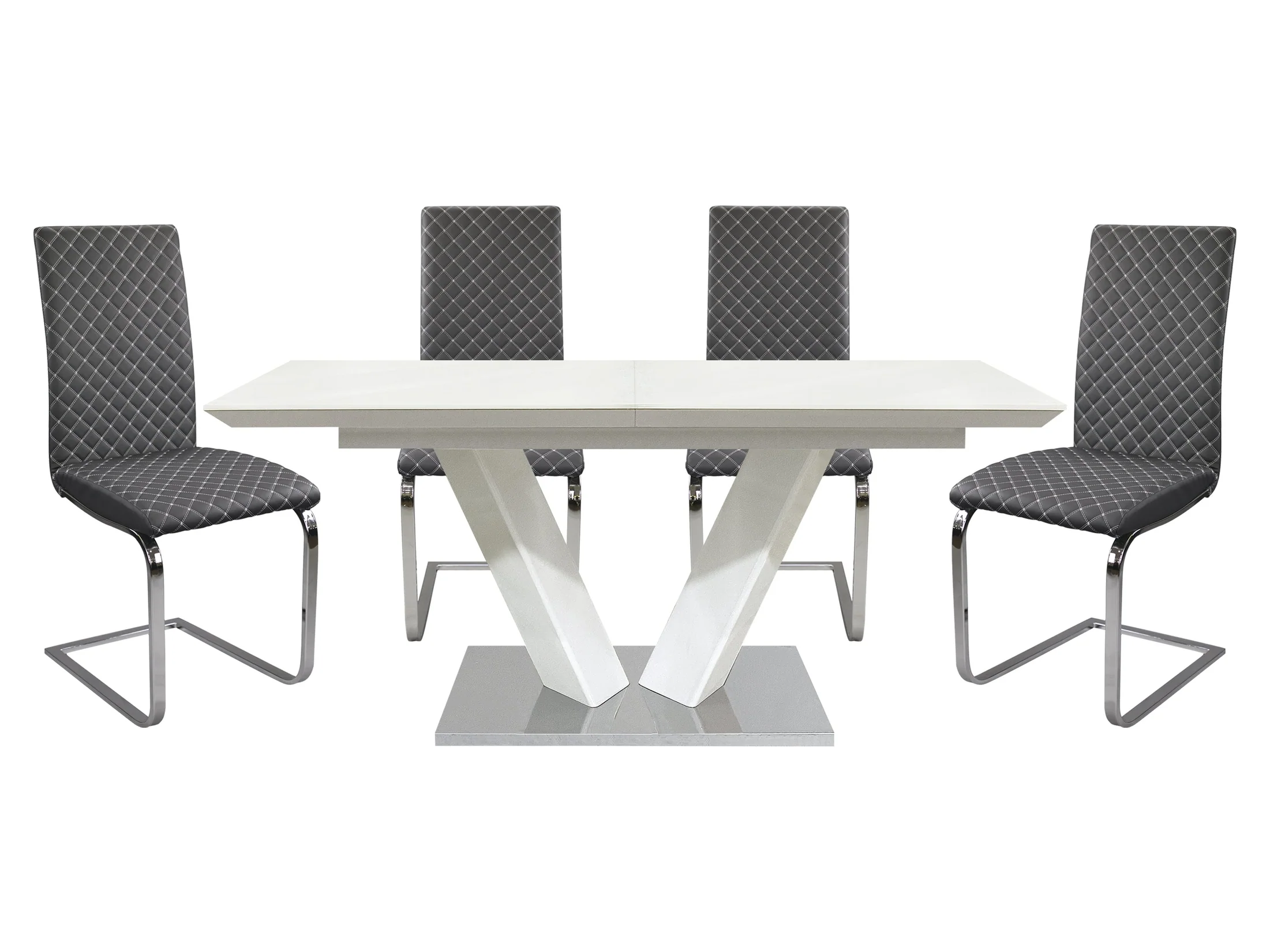 Makah Dark Brown 5-piece Dinig Table Set