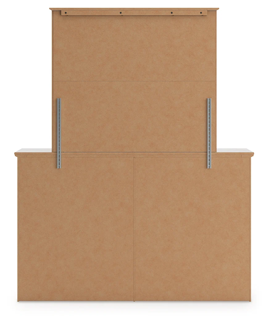 Makidern Whitewash Queen Panel Bed, Dresser and Mirror (Online Special Price) - Image 6