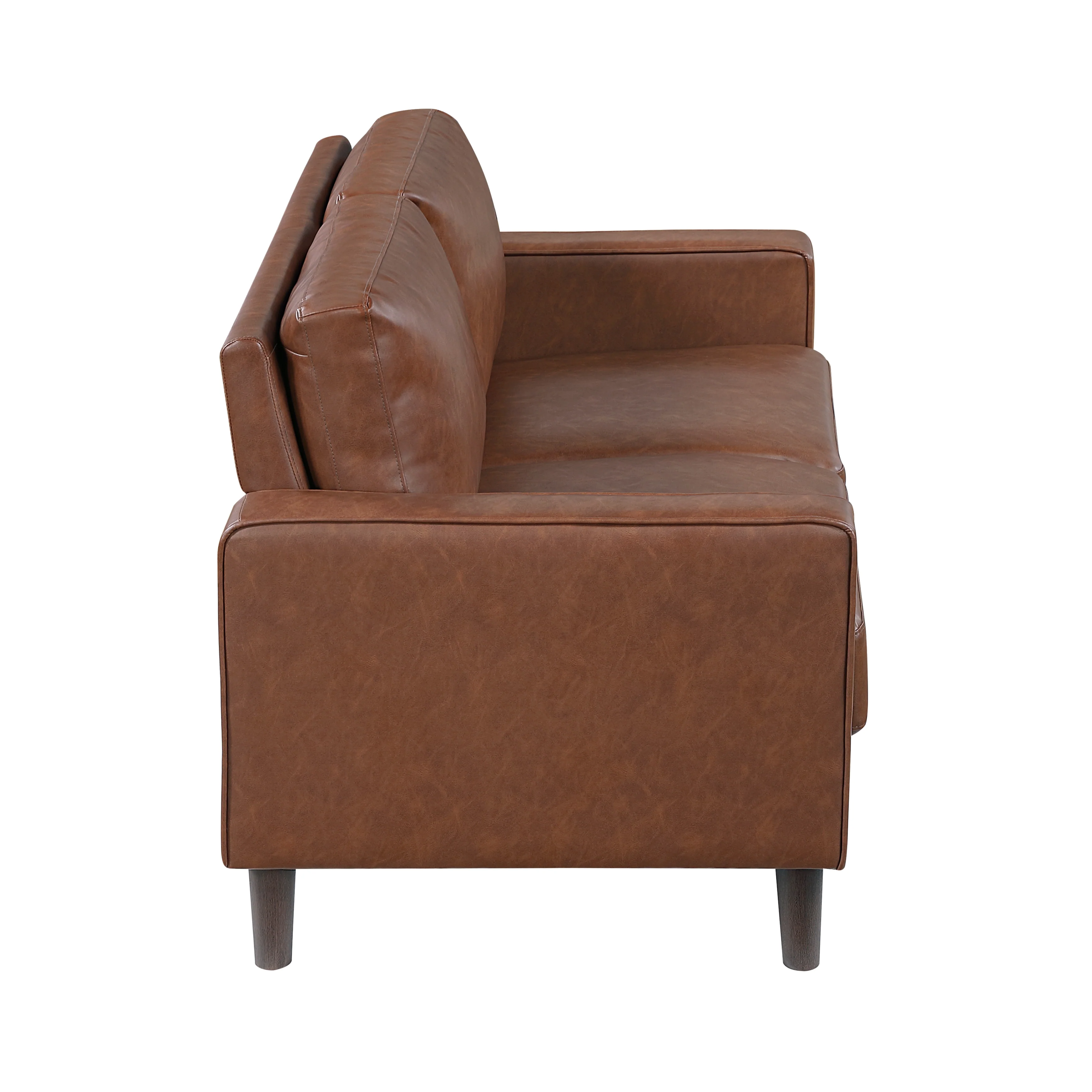 Malcolm Chocolate Loveseat - Image 3