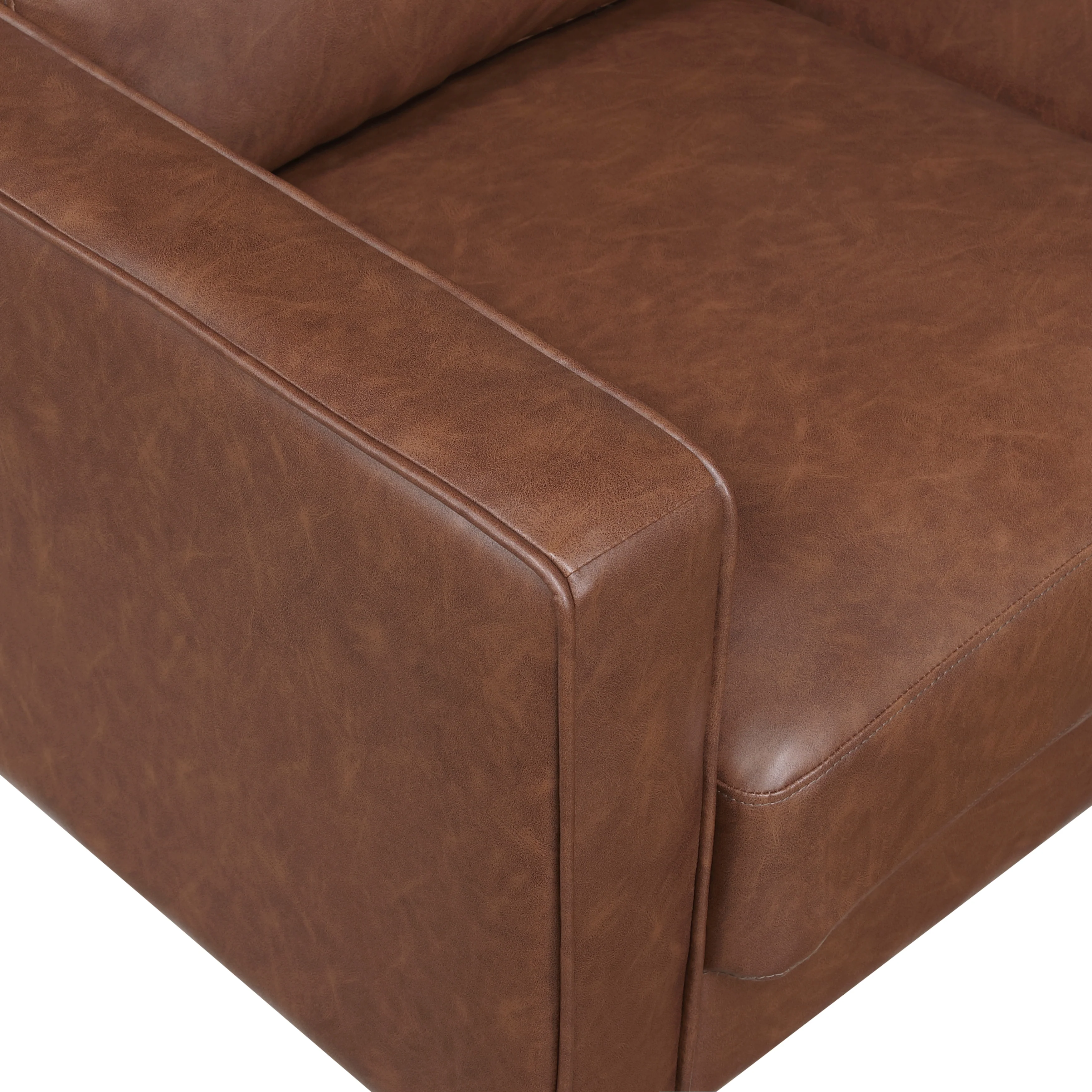Malcolm Chocolate Sofa - Image 4
