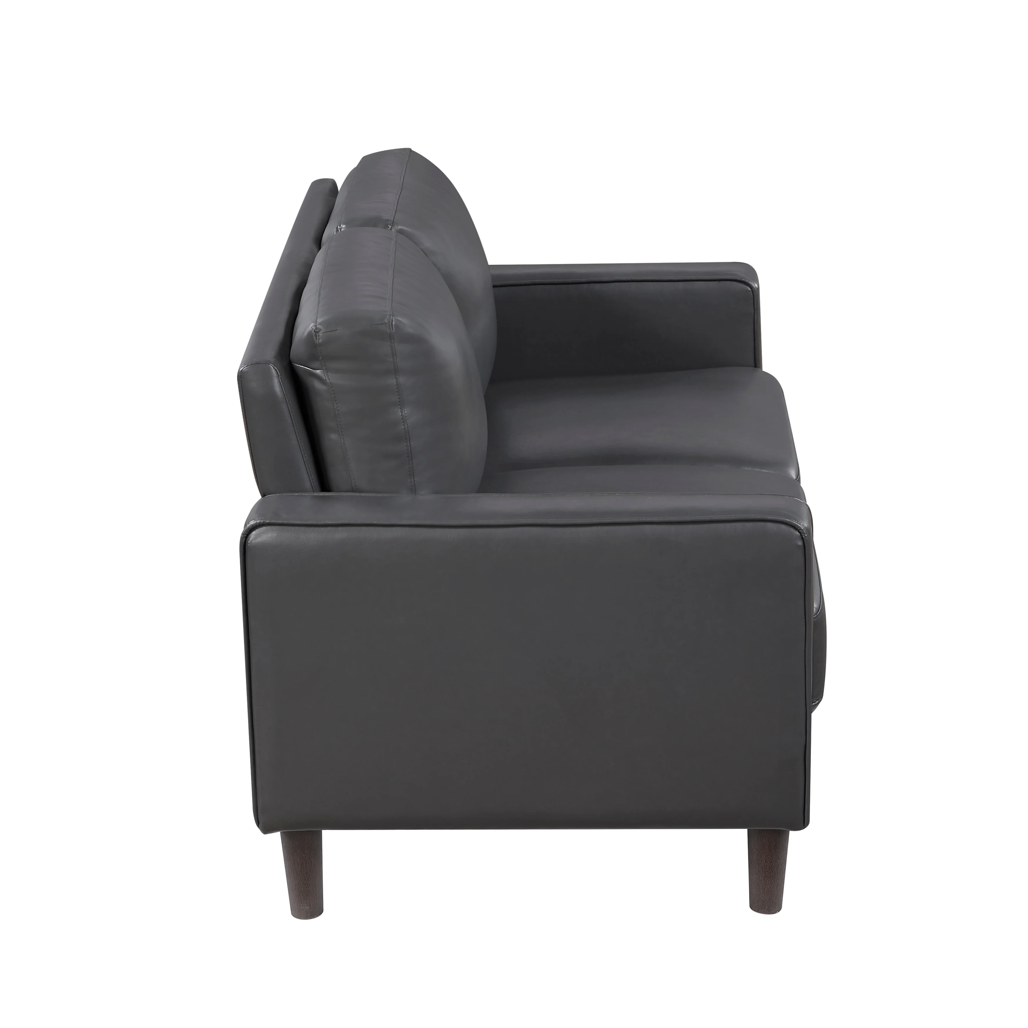 Malcolm Dark Gray Loveseat - Image 3