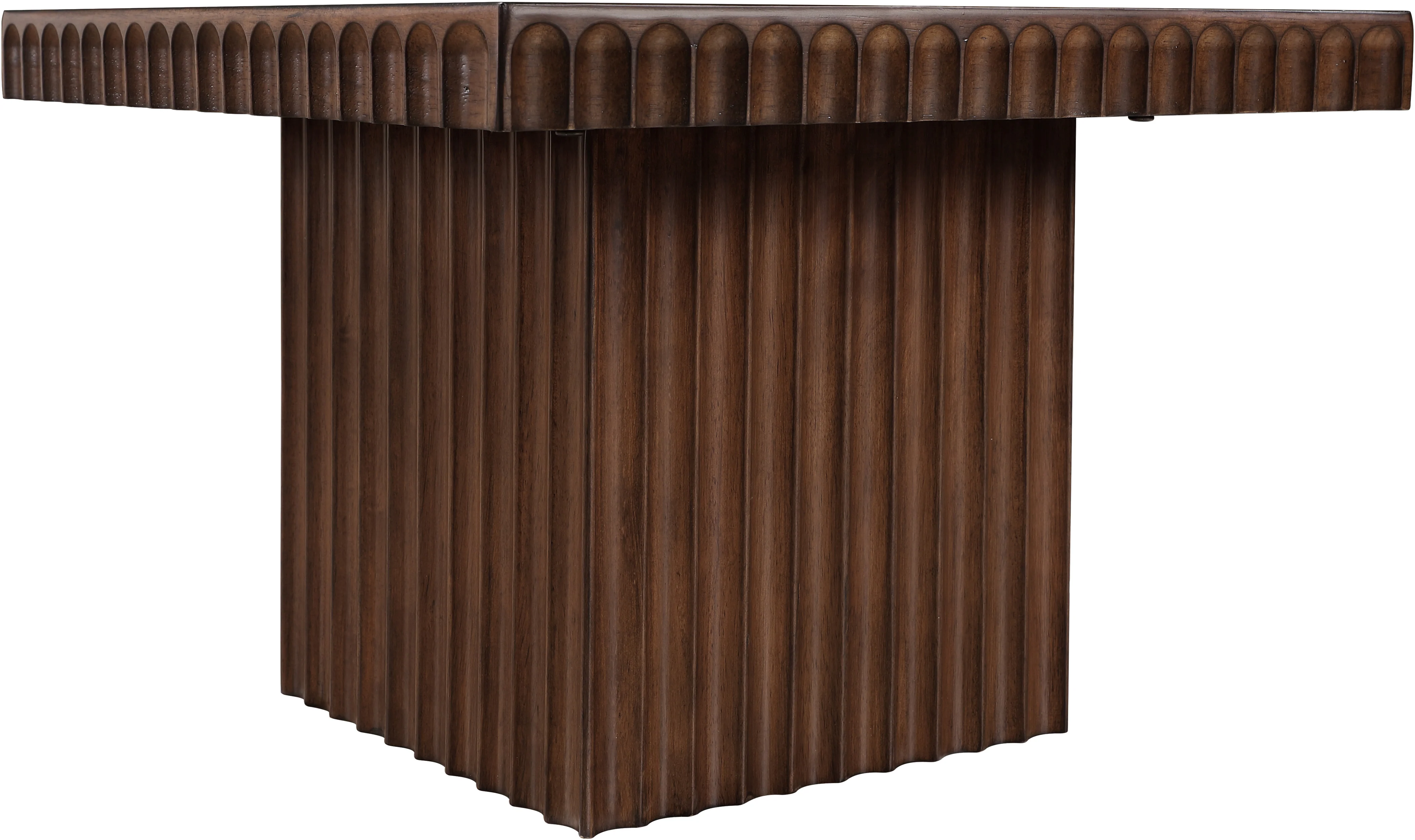 Malibu Brown Wood And Oak Veneer Coffee Table - Image 3