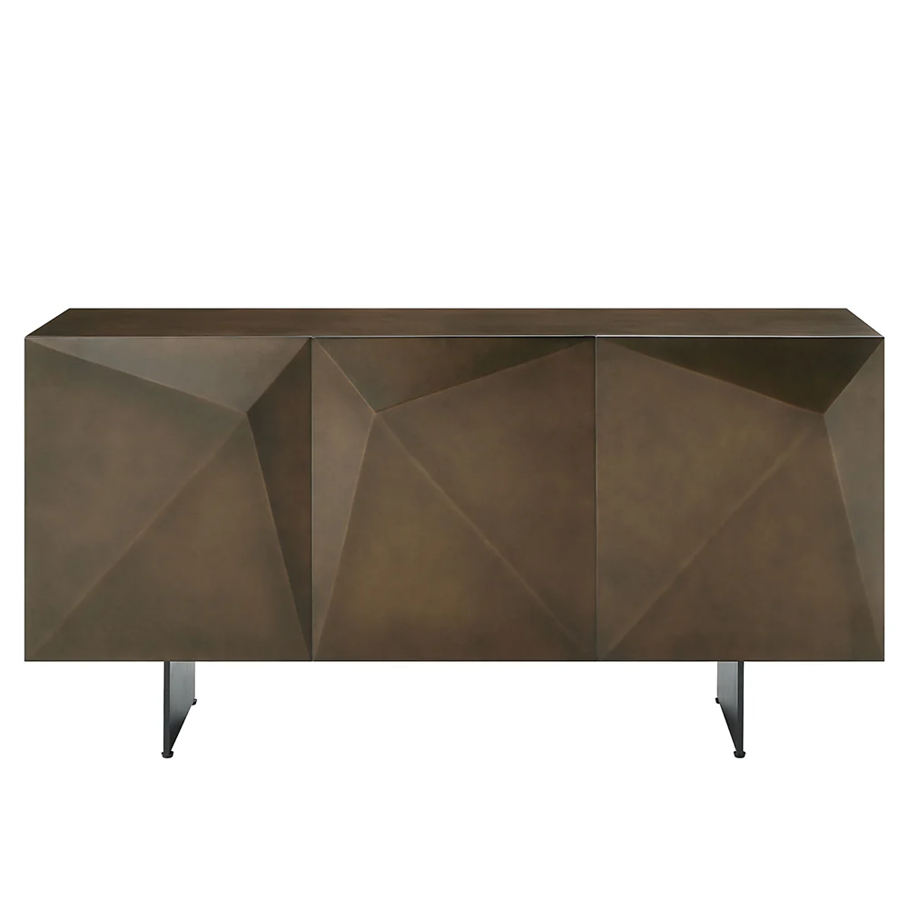 Malika Ceramic Top/Copper Cross Brushed Server - Image 3