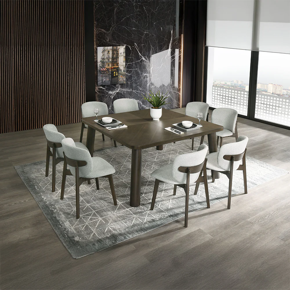 Mallin Walnut Dining Table - Image 3
