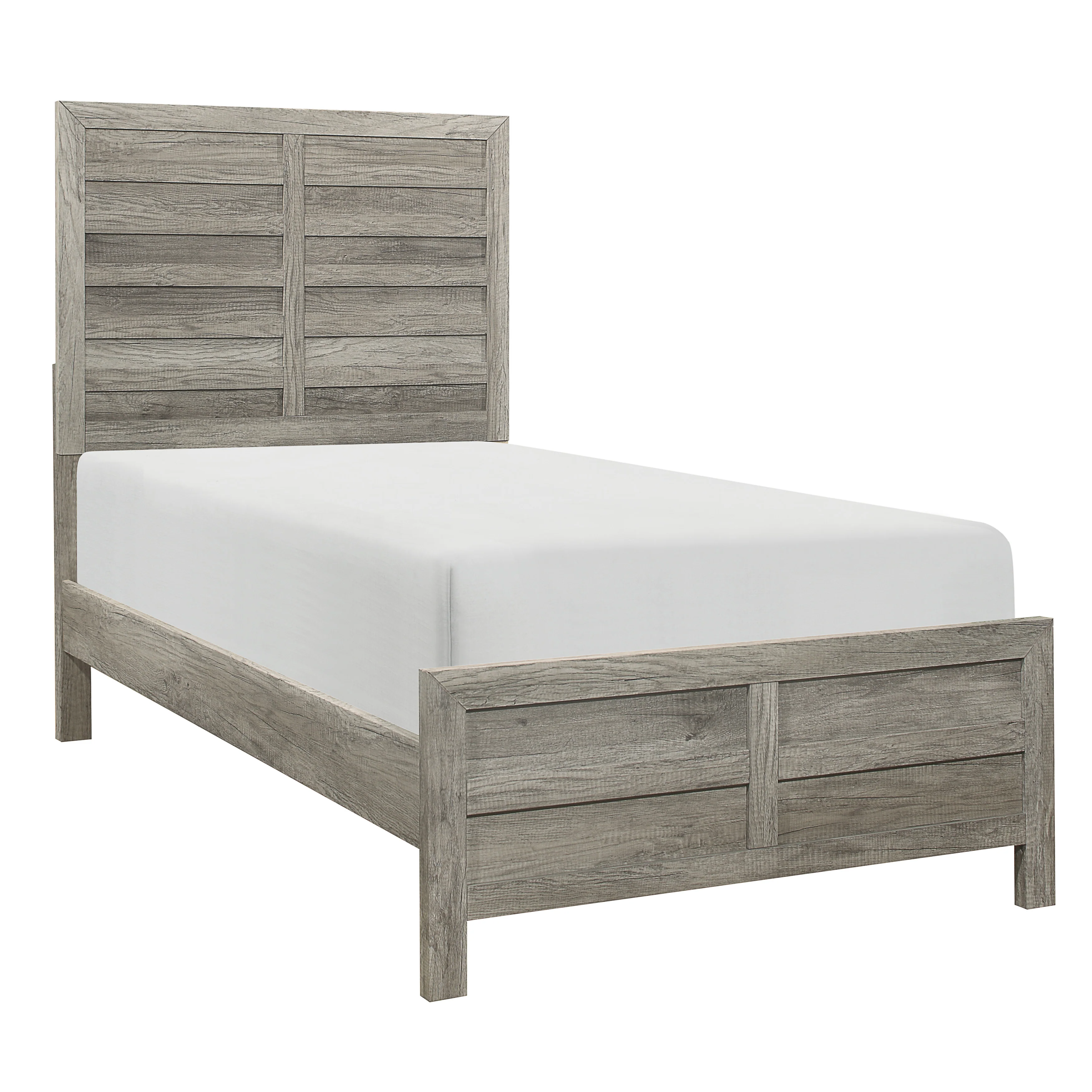 Mandan Gray 4-piece Twin Bedroom Set - Image 3