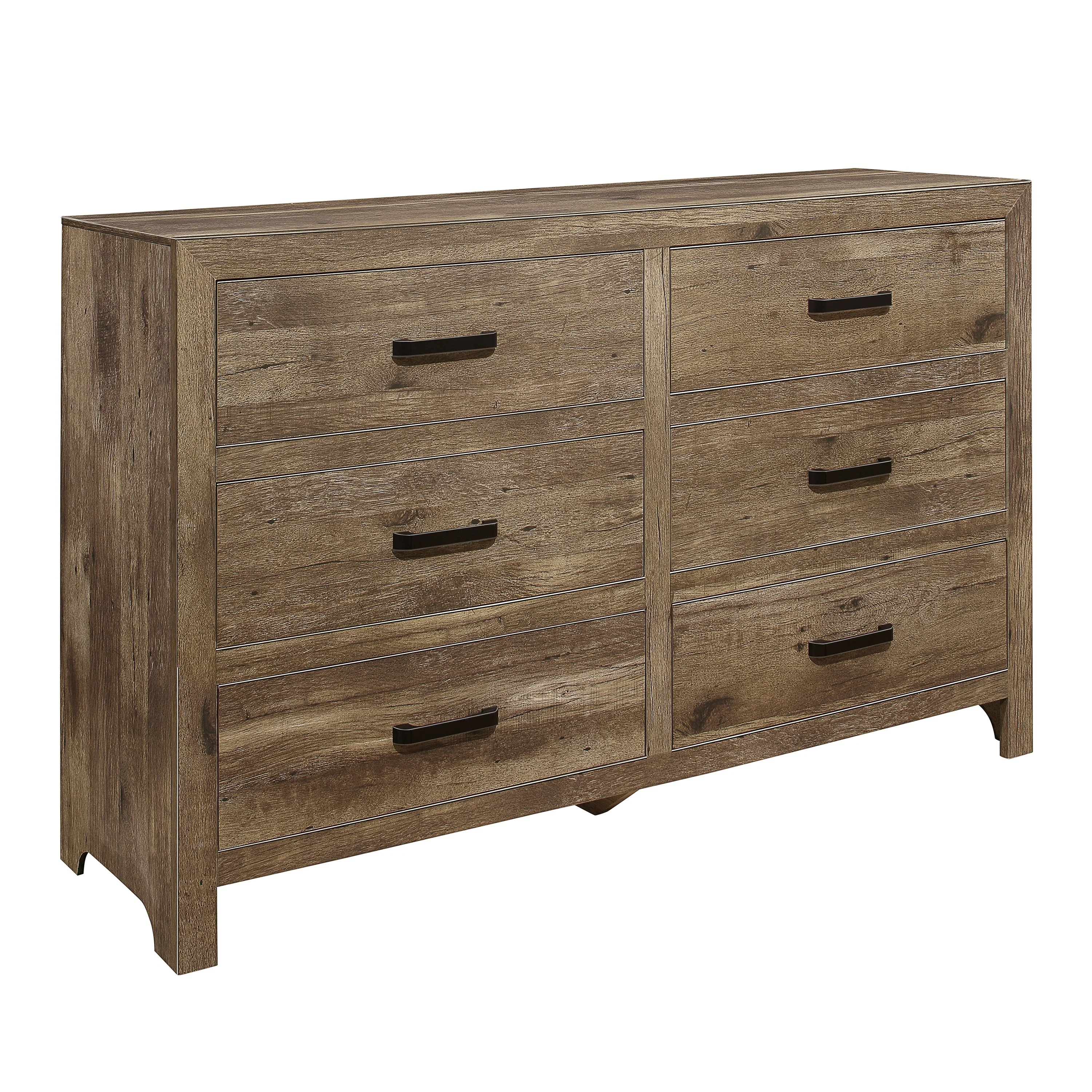 Mandan Weathered Pine 4-piece Queen Bedroom Set - Image 5