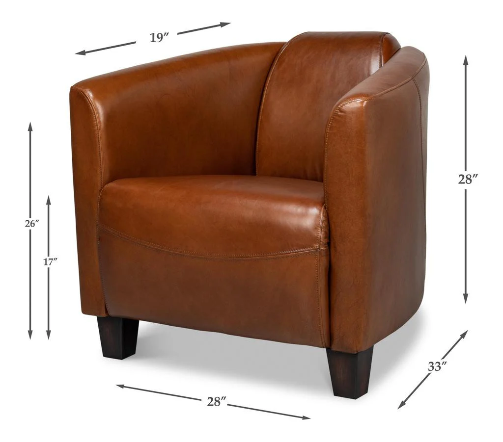 Mandy Brown Arm Chair - Image 13
