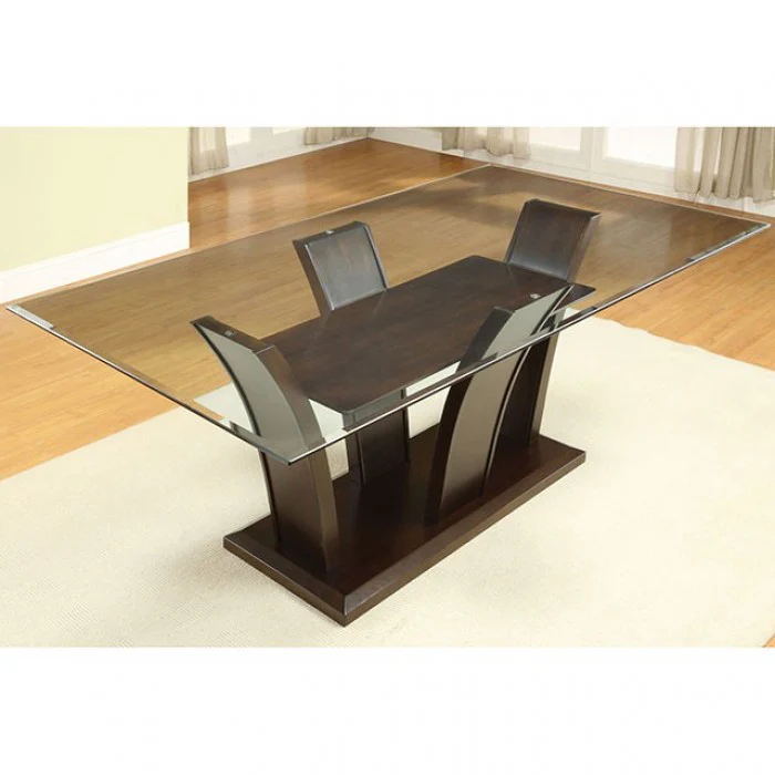 Manhattan Brown Cherry Dining Room Set / 7-Piece - Image 3