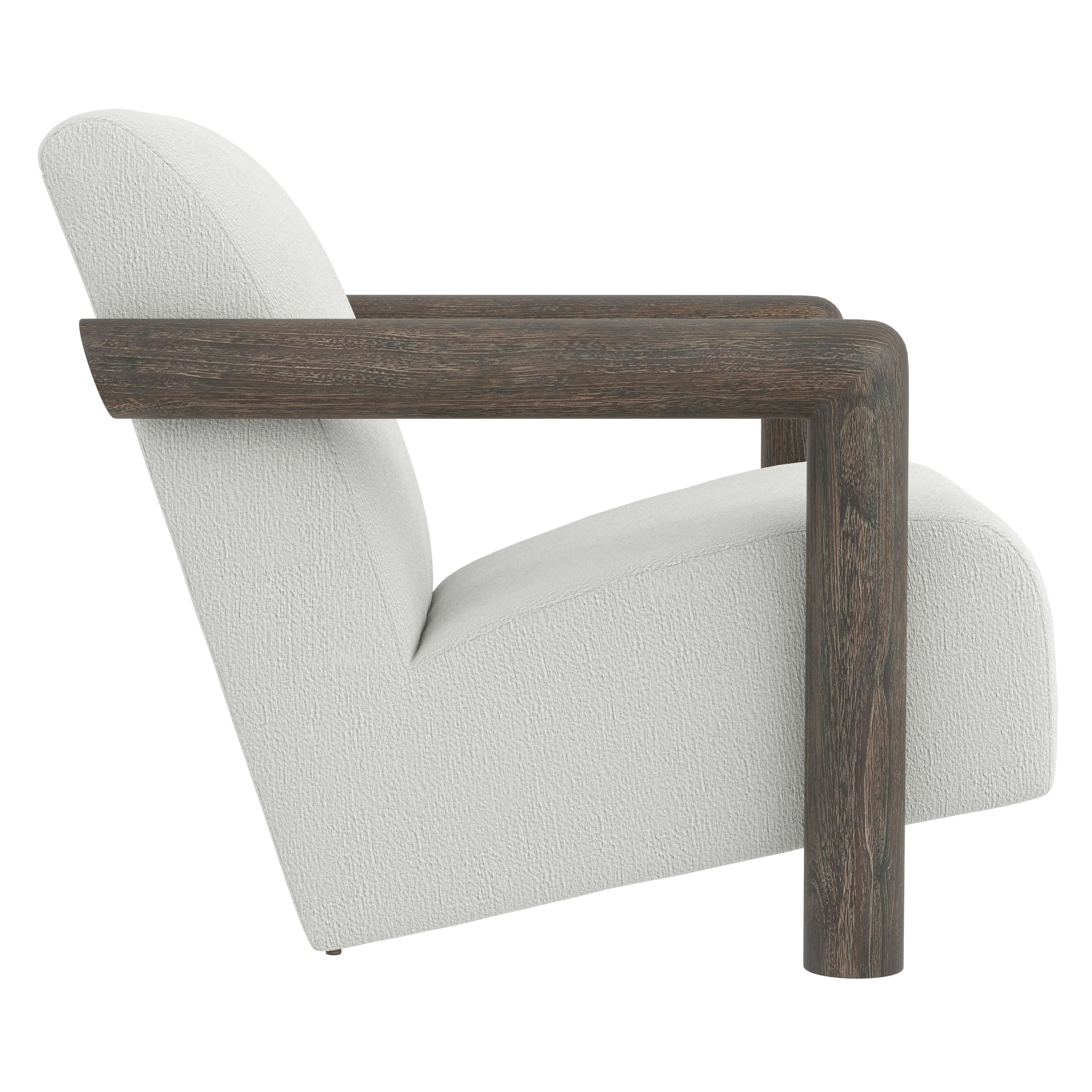 Mara Smoked Truffle/White/Cream Outdoor Chair - Image 2