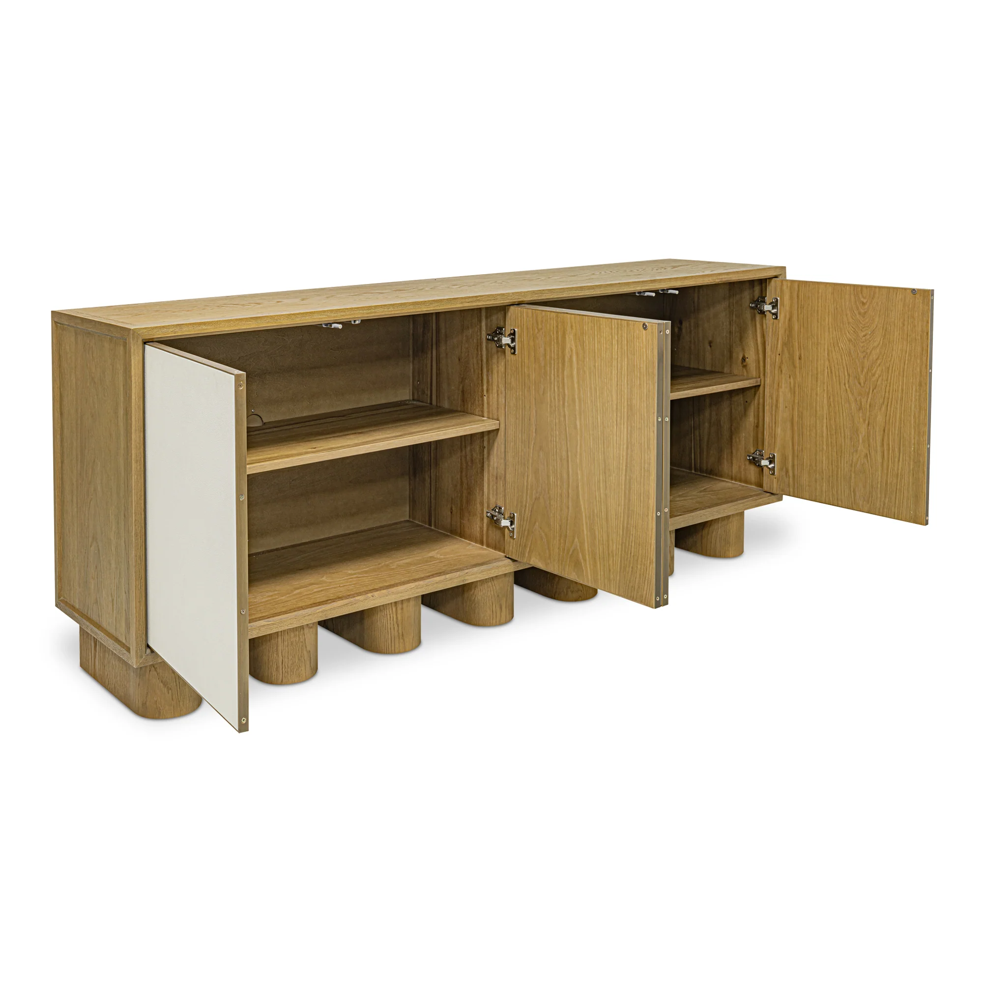 Marcelle White/Natural Sideboard - Image 2