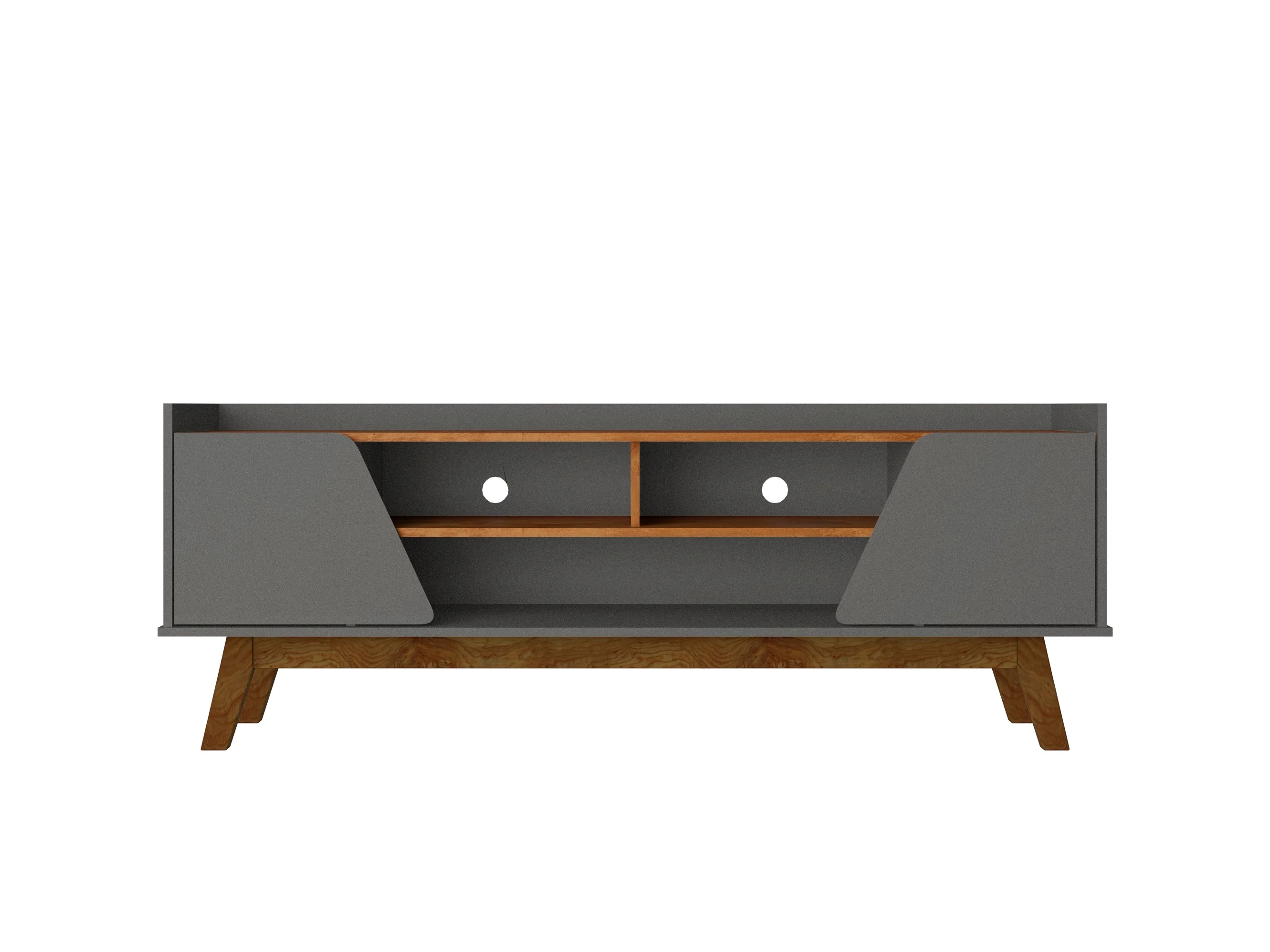 Marcus 62.99 TV Stand in Grey and Nature